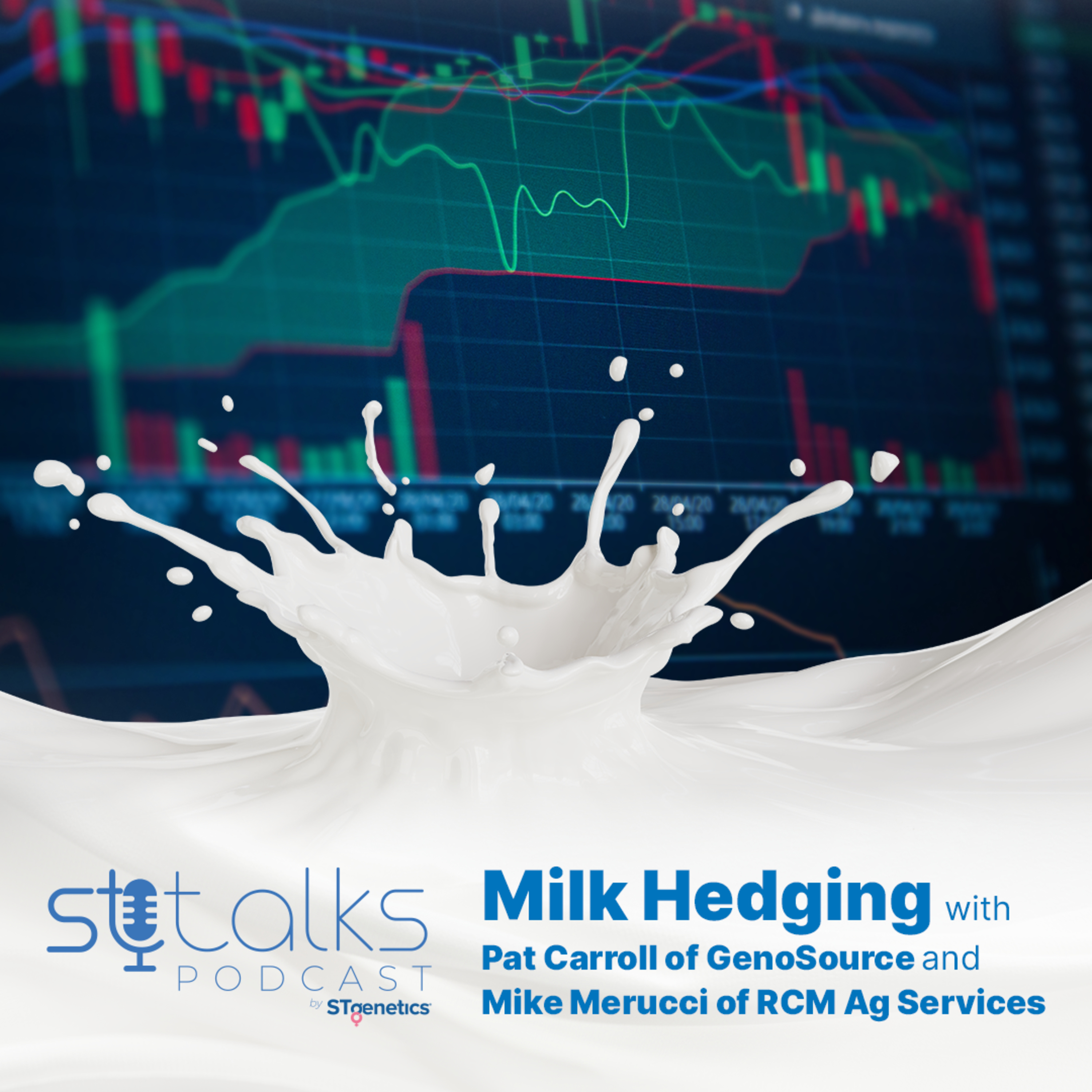 STtalks #107 - Milk Hedging with Pat Carroll of GenoSource and Mike Merucci of RCM Ag Services episode artwork