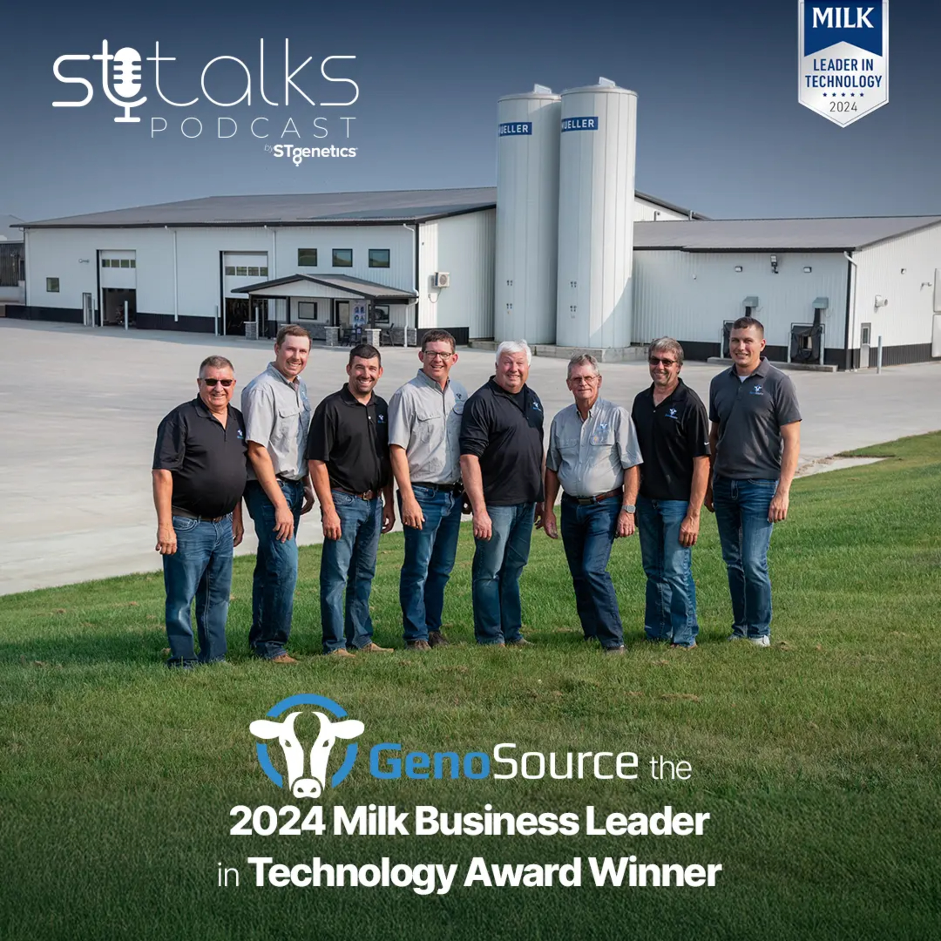STtalks #233 - GenoSource the 2024 Milk Business Leader in Technology Award Winner with Tim Rauen episode artwork