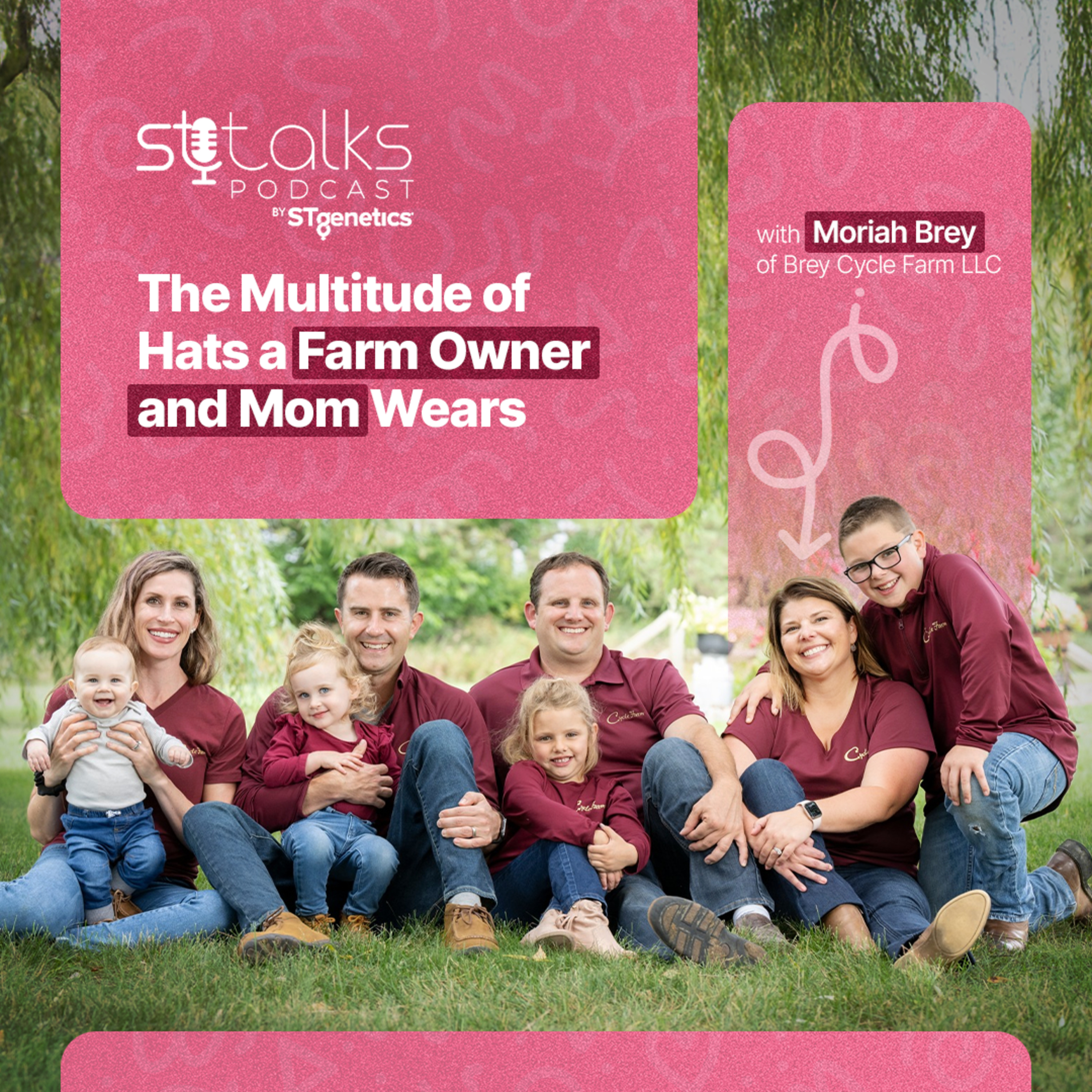 STtalks #279 - The Multitude of Hats a Farm Owner and Mom Wears with Moriah Brey of Brey Cycle Farm LLC episode artwork