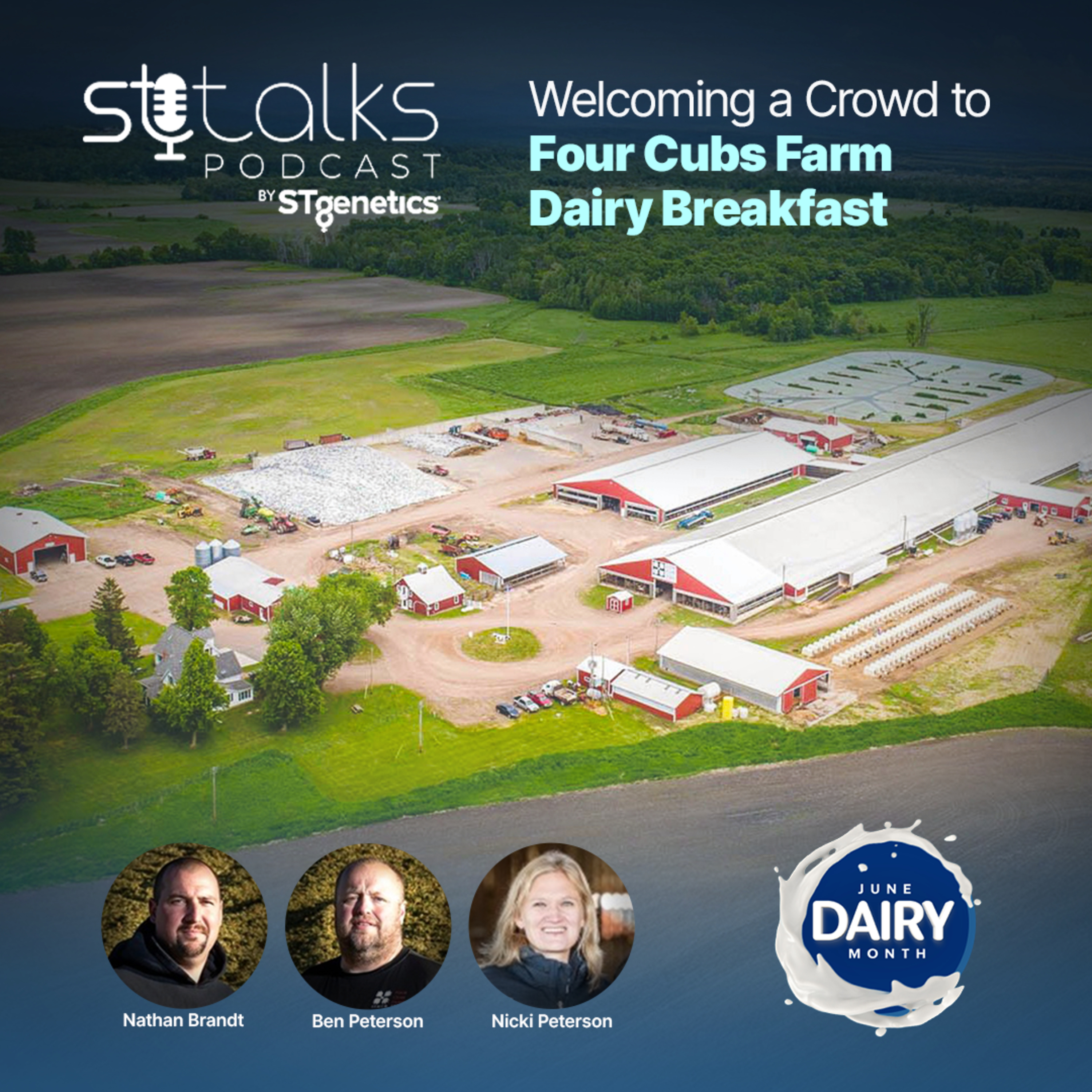 STtalks #291 - Welcoming a Crowd to Four Cubs Farm Dairy Breakfast with Nathan Brandt, Ben & Nicki Peterson  episode artwork