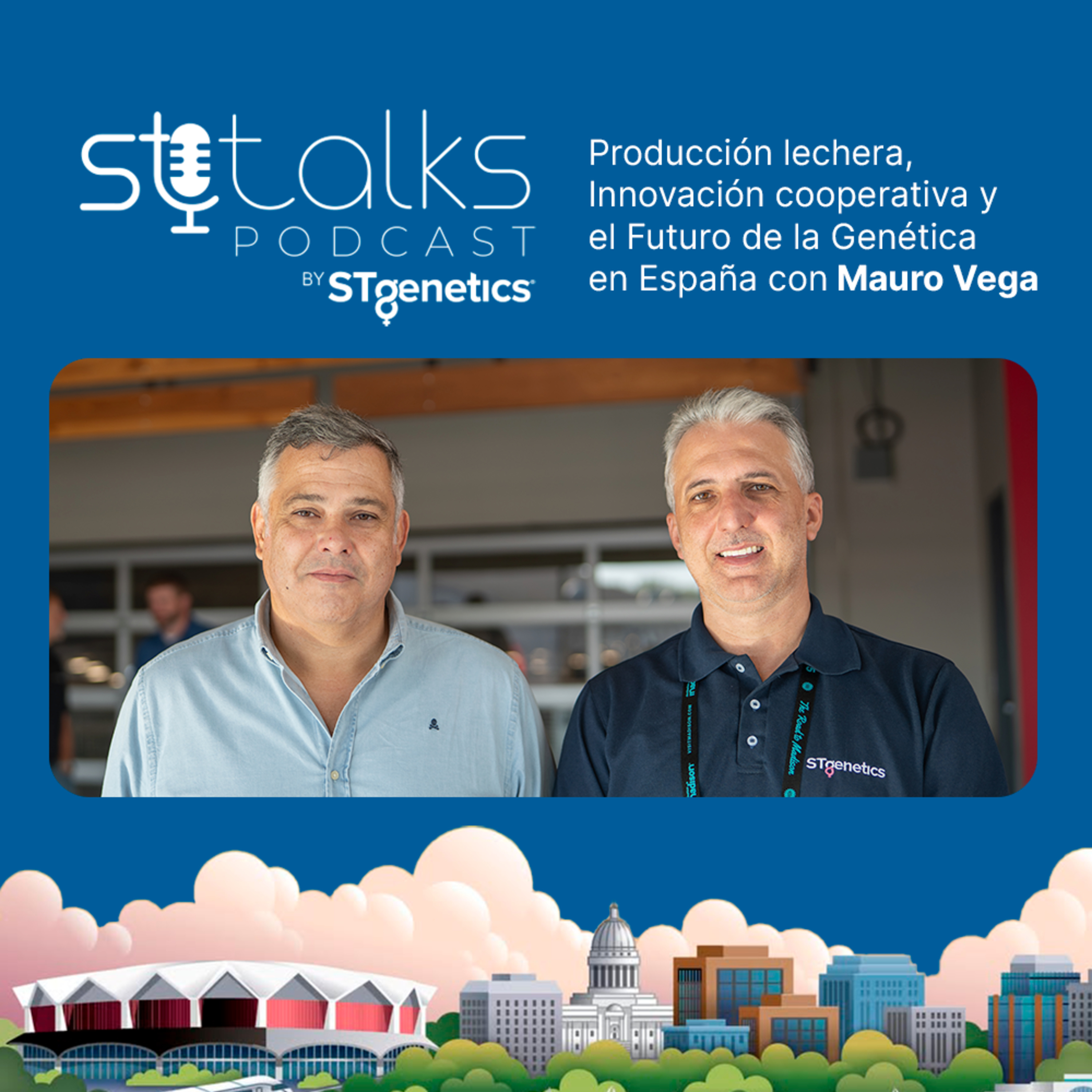 STtalks #343 at WDE - Producción lechera, Innovación cooperativa y el Futuro de la Genética en España con Mauro Vega episode artwork