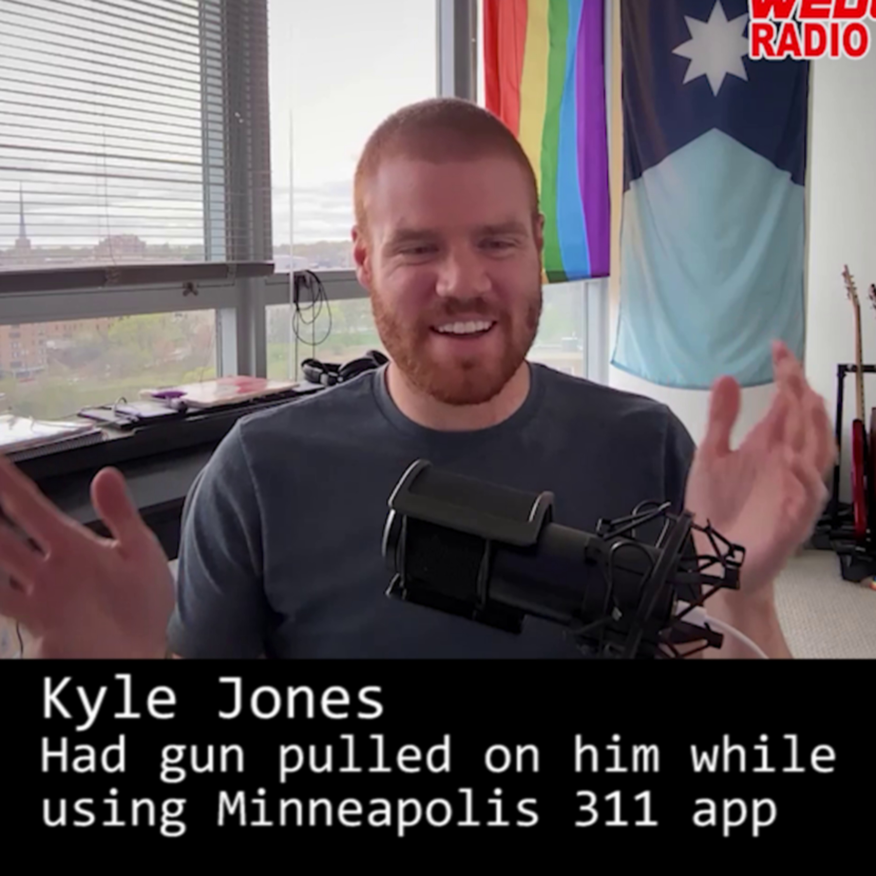 Kyle had a gun pulled on him while using the 311 app episode artwork