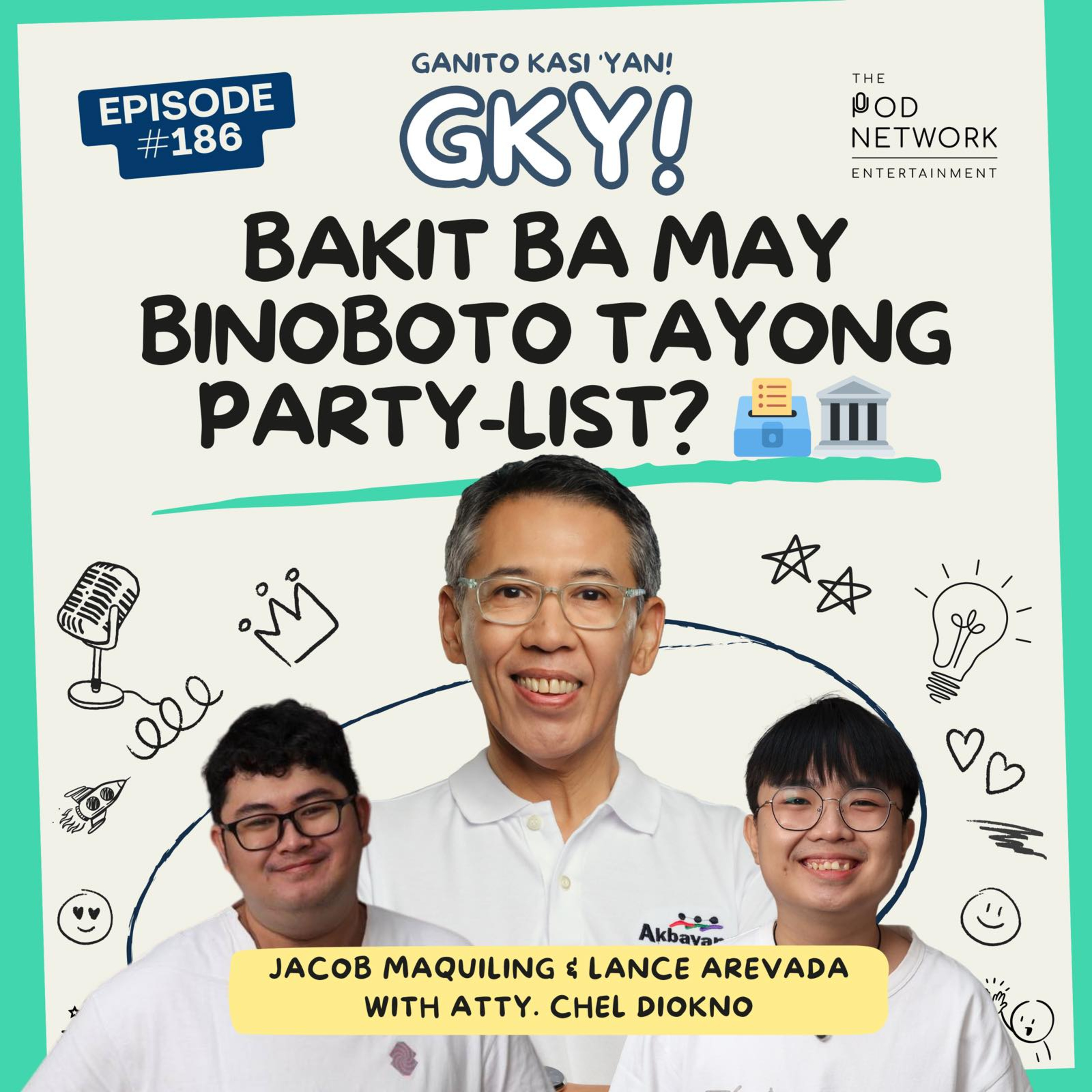 bakit ba may binoboto tayong party-list? 🗳️🏛️ (with Atty. Chel Diokno) episode artwork