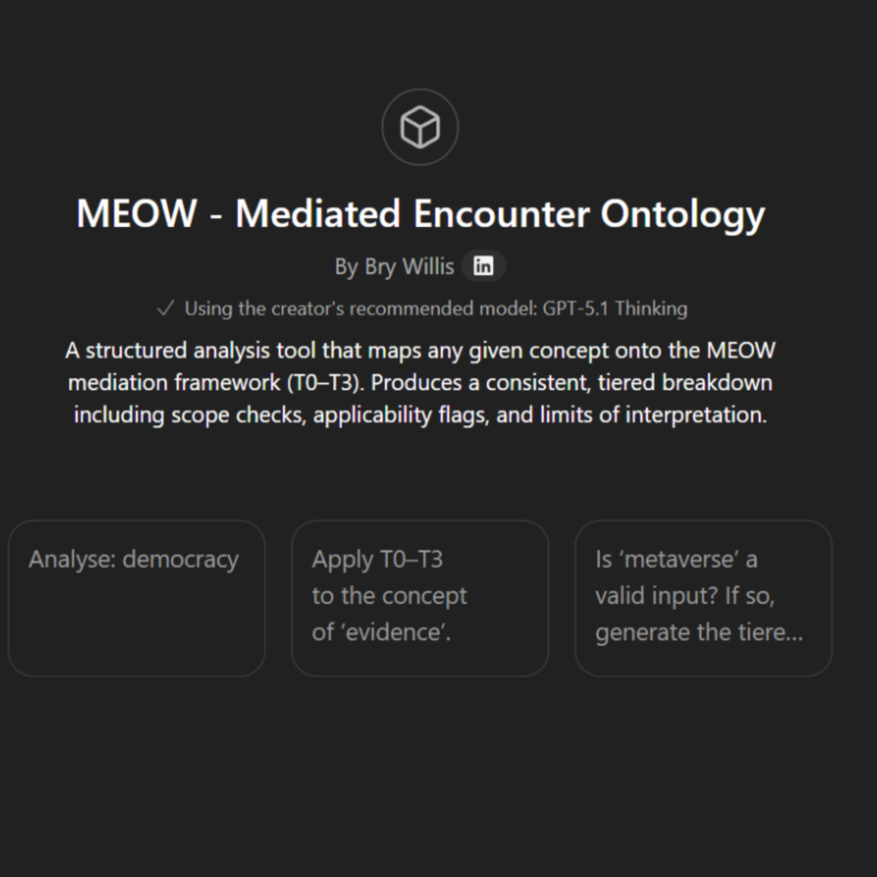 Modernity Analysis by Mediated Encounter Ontology episode artwork