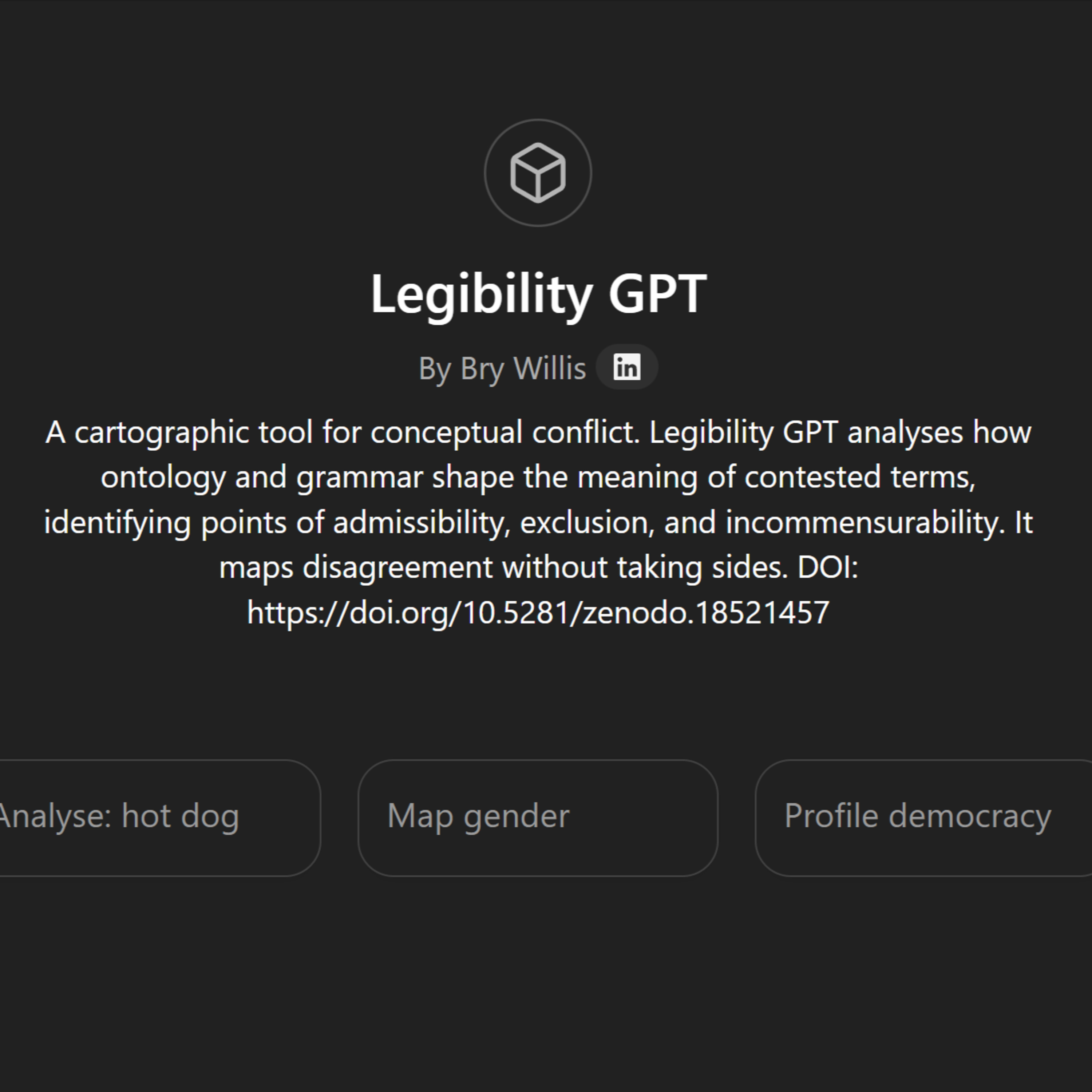 Announcement: Legibility GPT (Gender) episode artwork