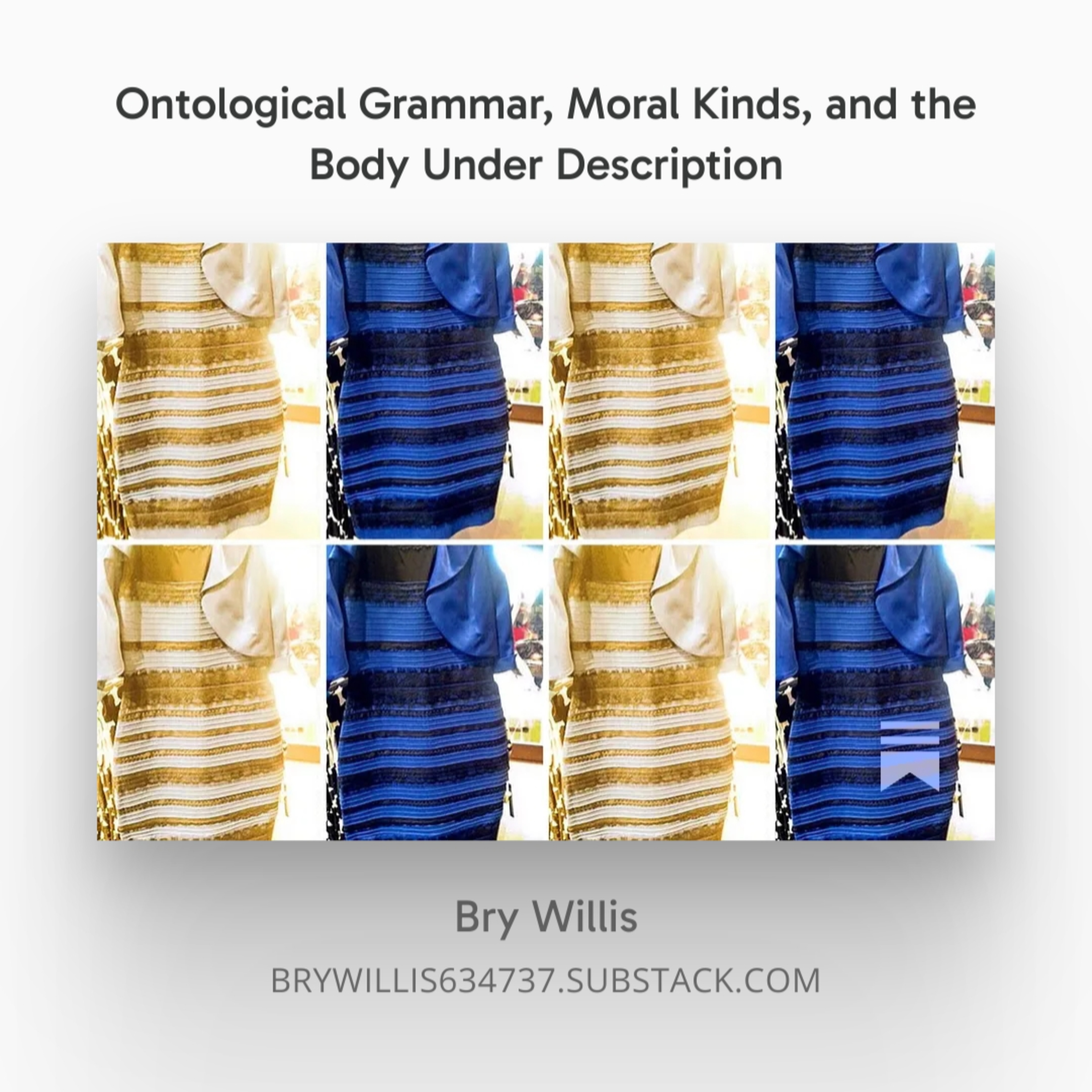 Ontological Grammar and the Moral Constitution of Bodies episode artwork