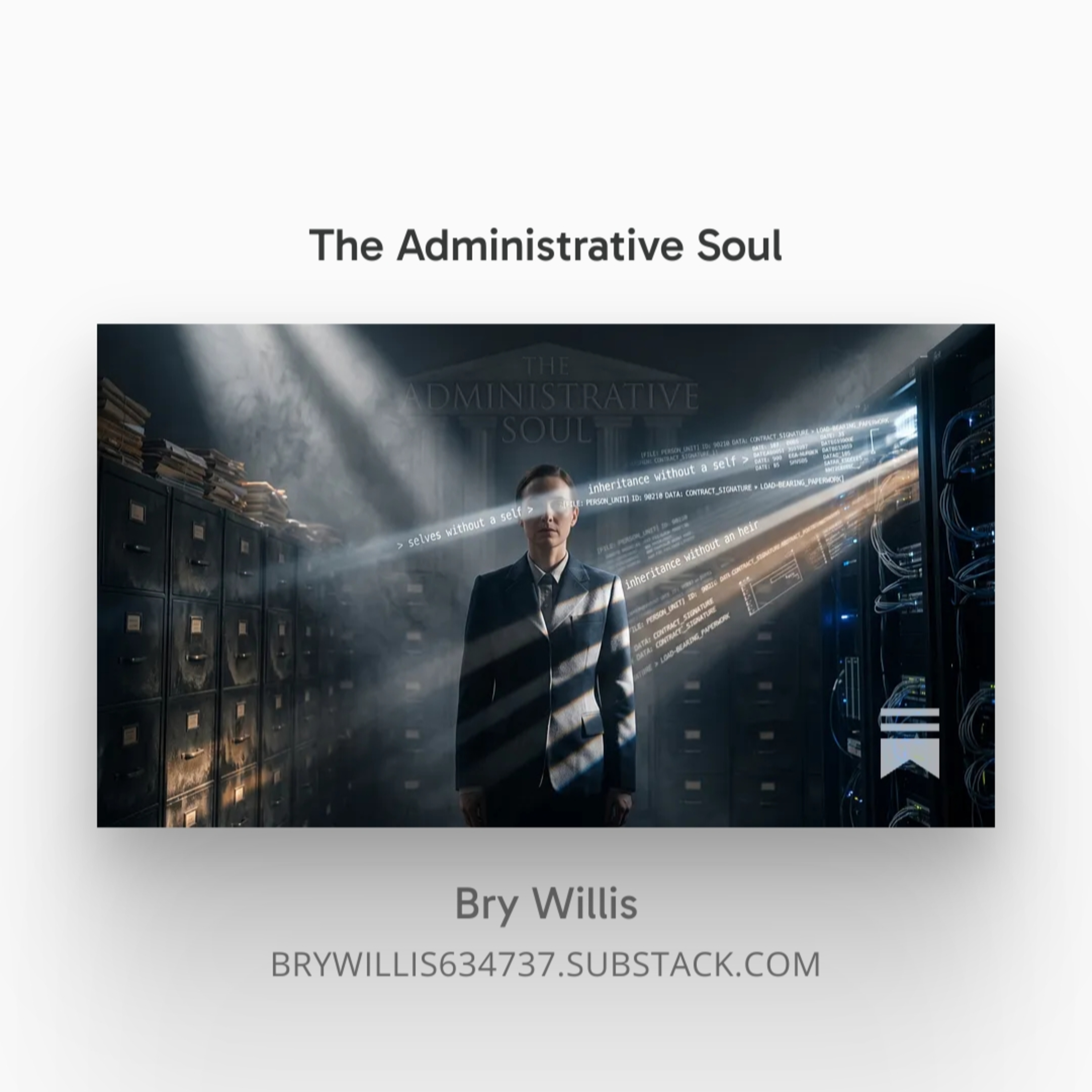 The Administrative Soul episode artwork