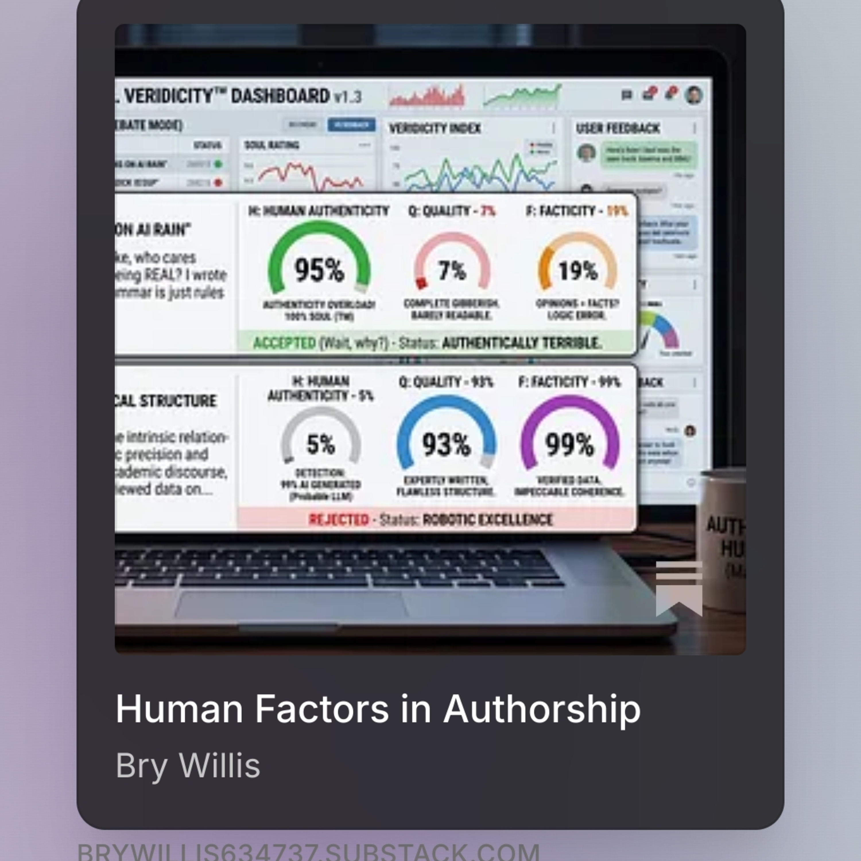 Human Factors in Authorship episode artwork