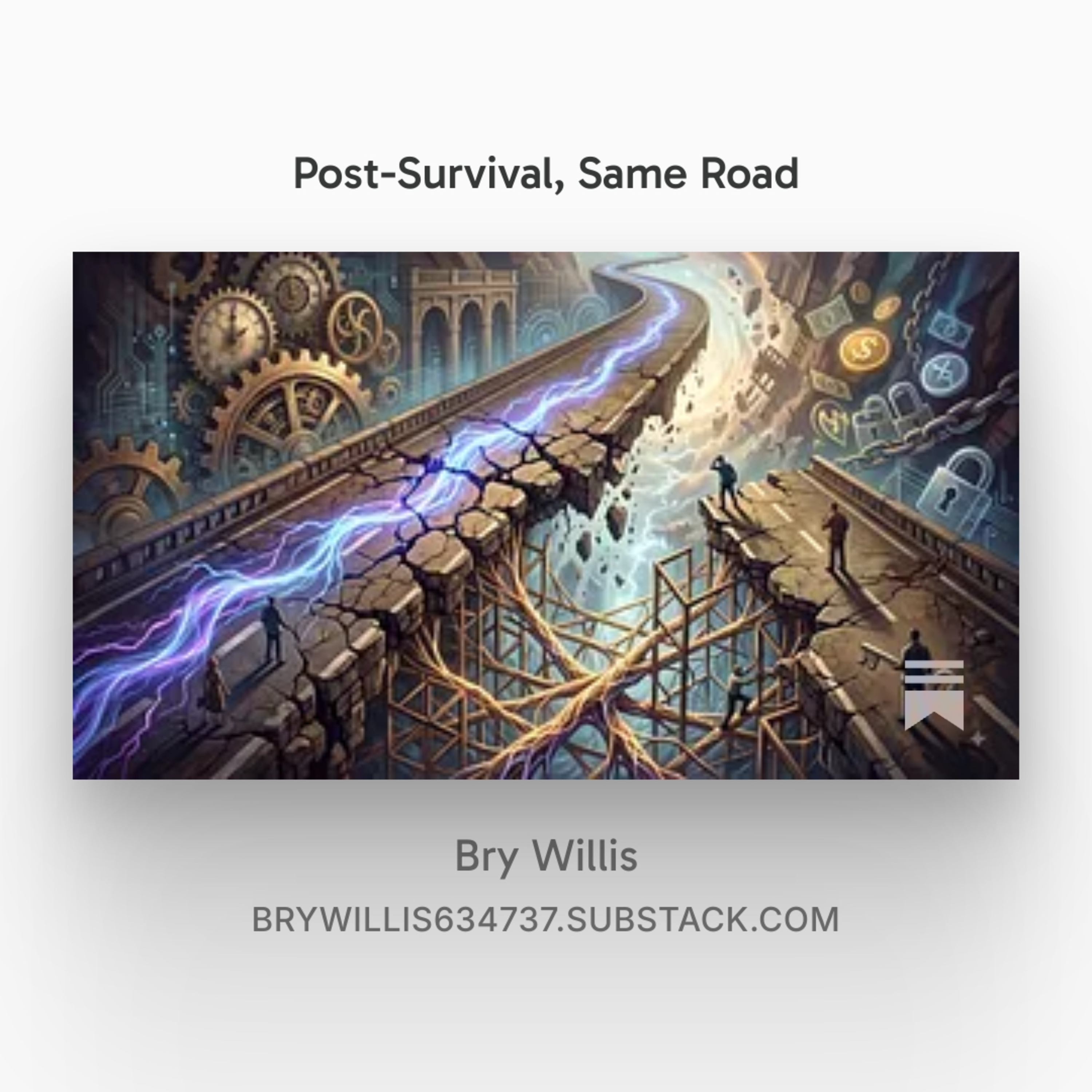 Post-Survival, Same Road: AI and the Enlightenment Floor episode artwork