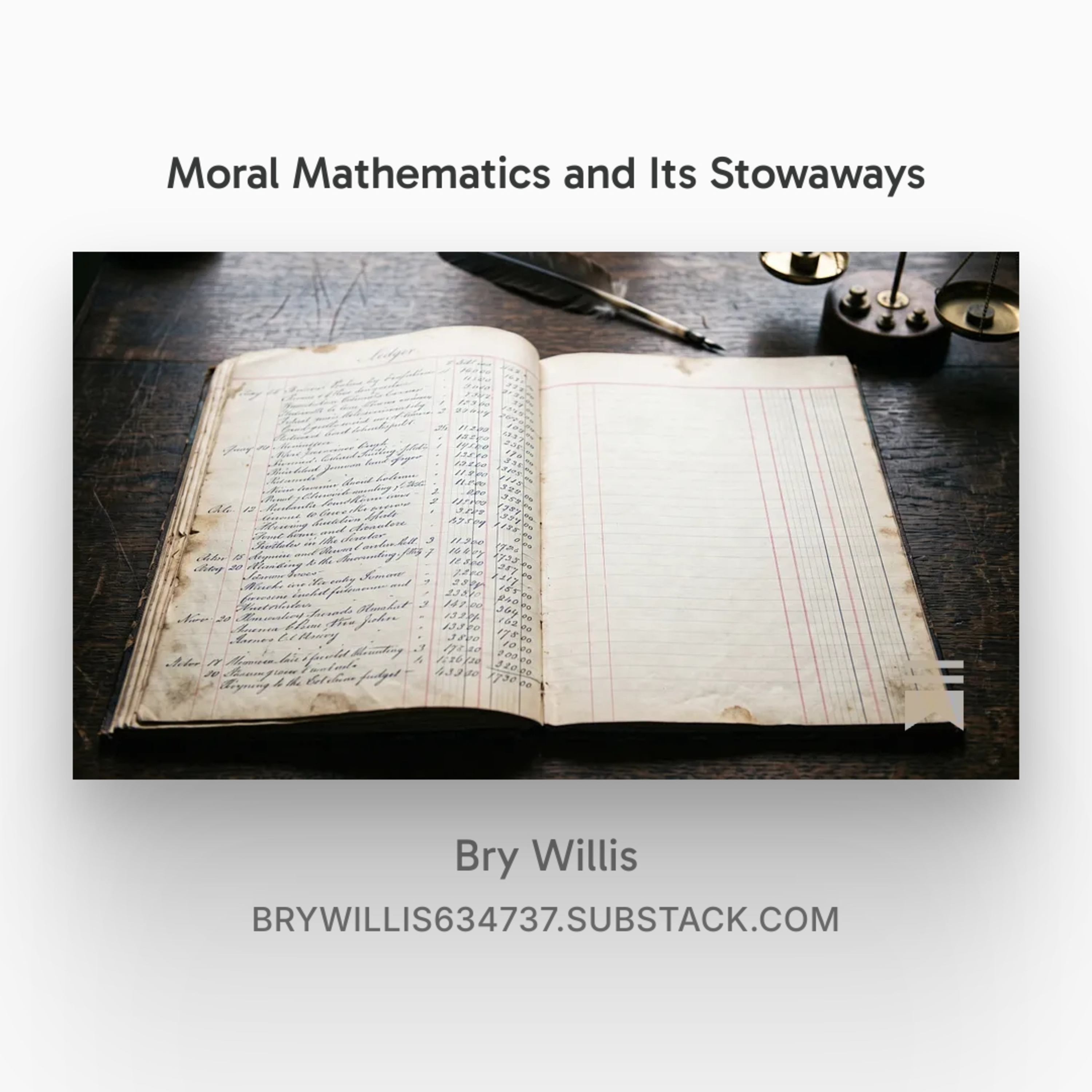 The Smuggled Ledger of Moral Mathematics episode artwork