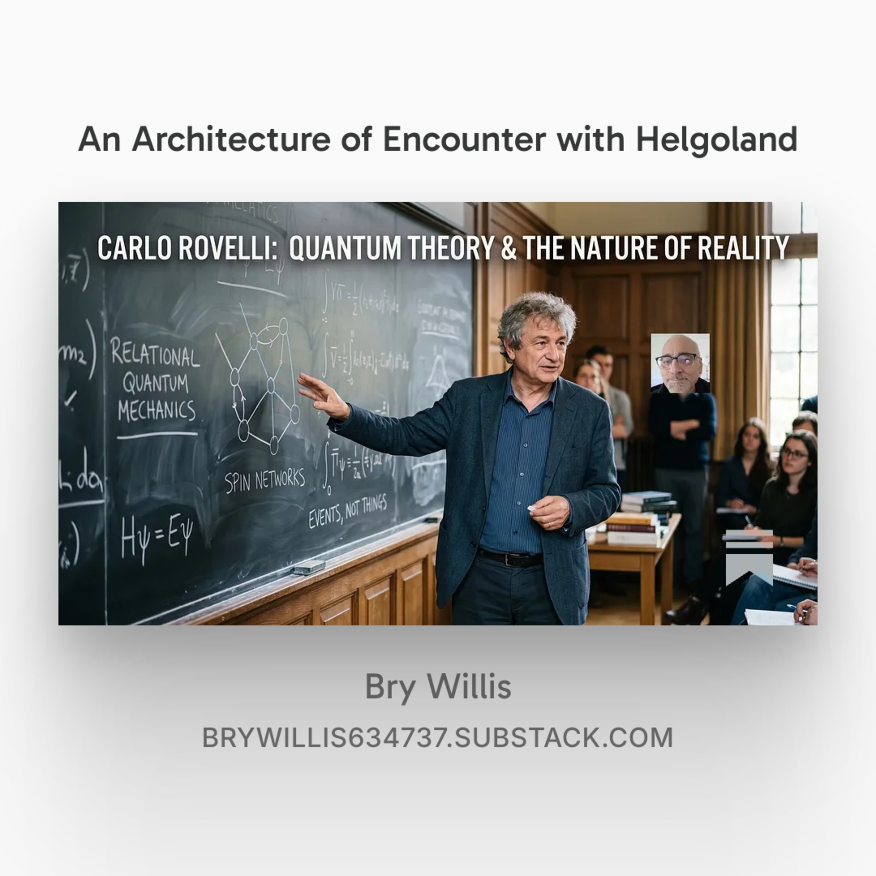 An Architecture of Encounter with Helgoland episode artwork