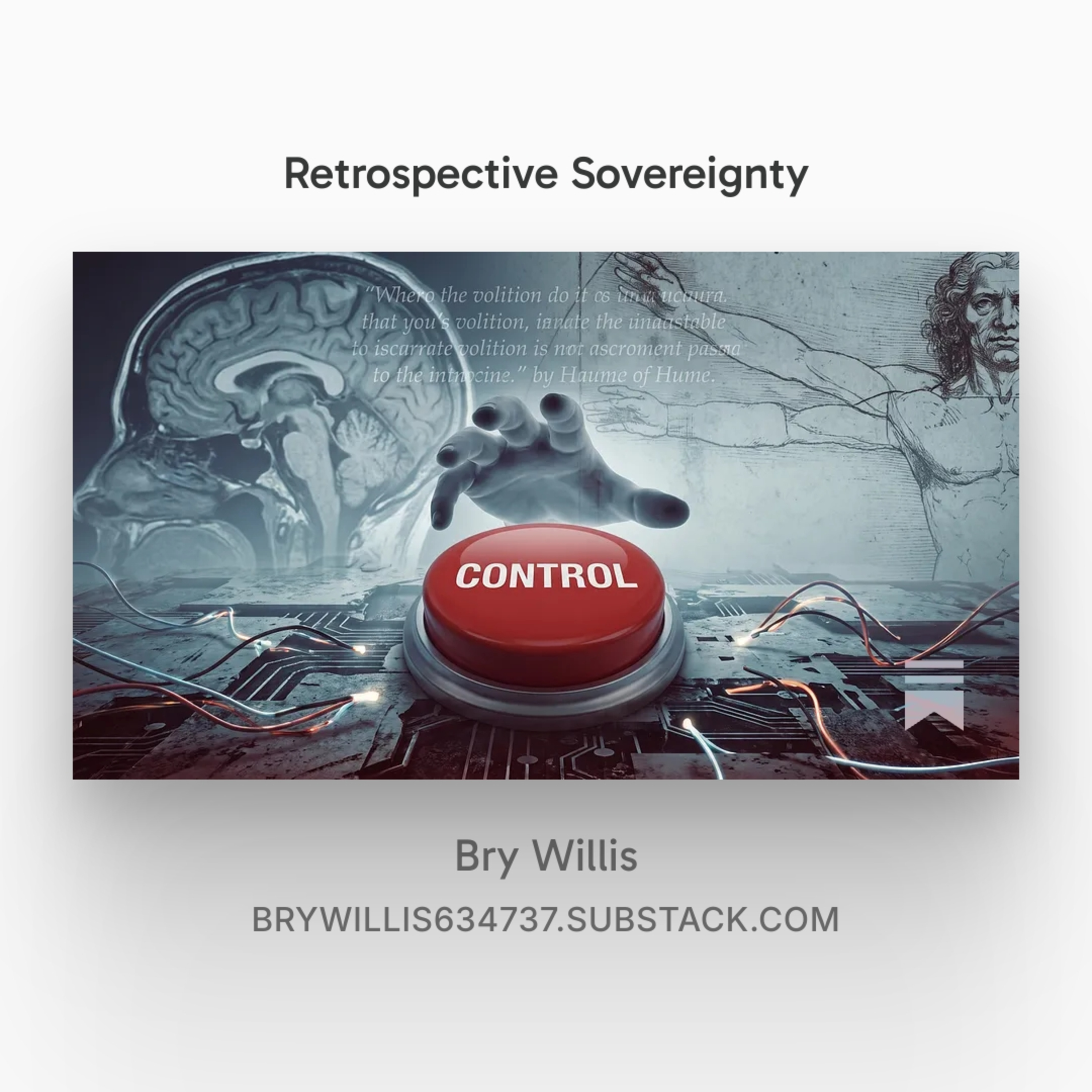 Retrospective Sovereignty: The Illusion of Authored Outcomes episode artwork