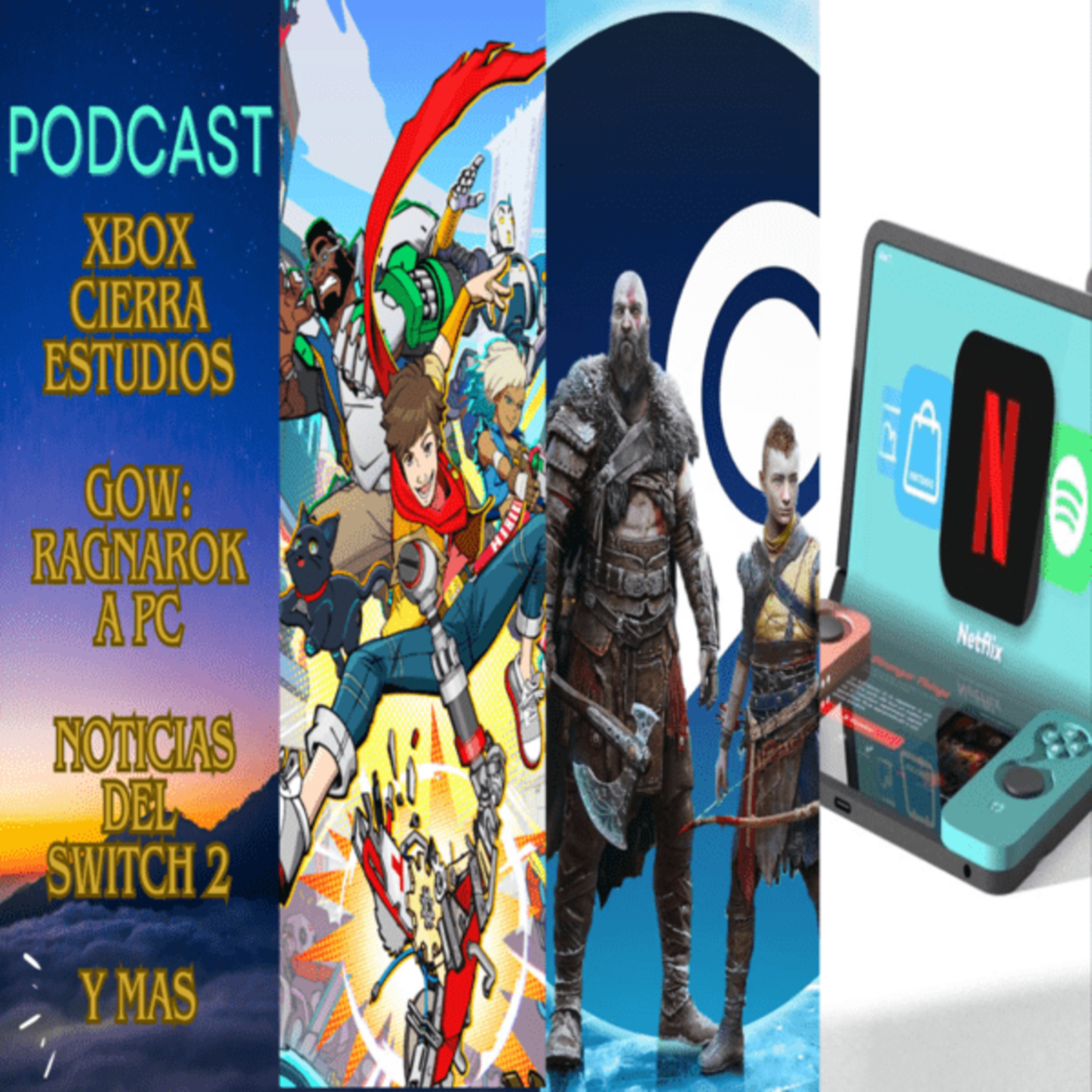 Xbox cierra 4 estudios, GOW: Ragnarok a PC, Noticias de el Nuevo Switch y mas episode artwork