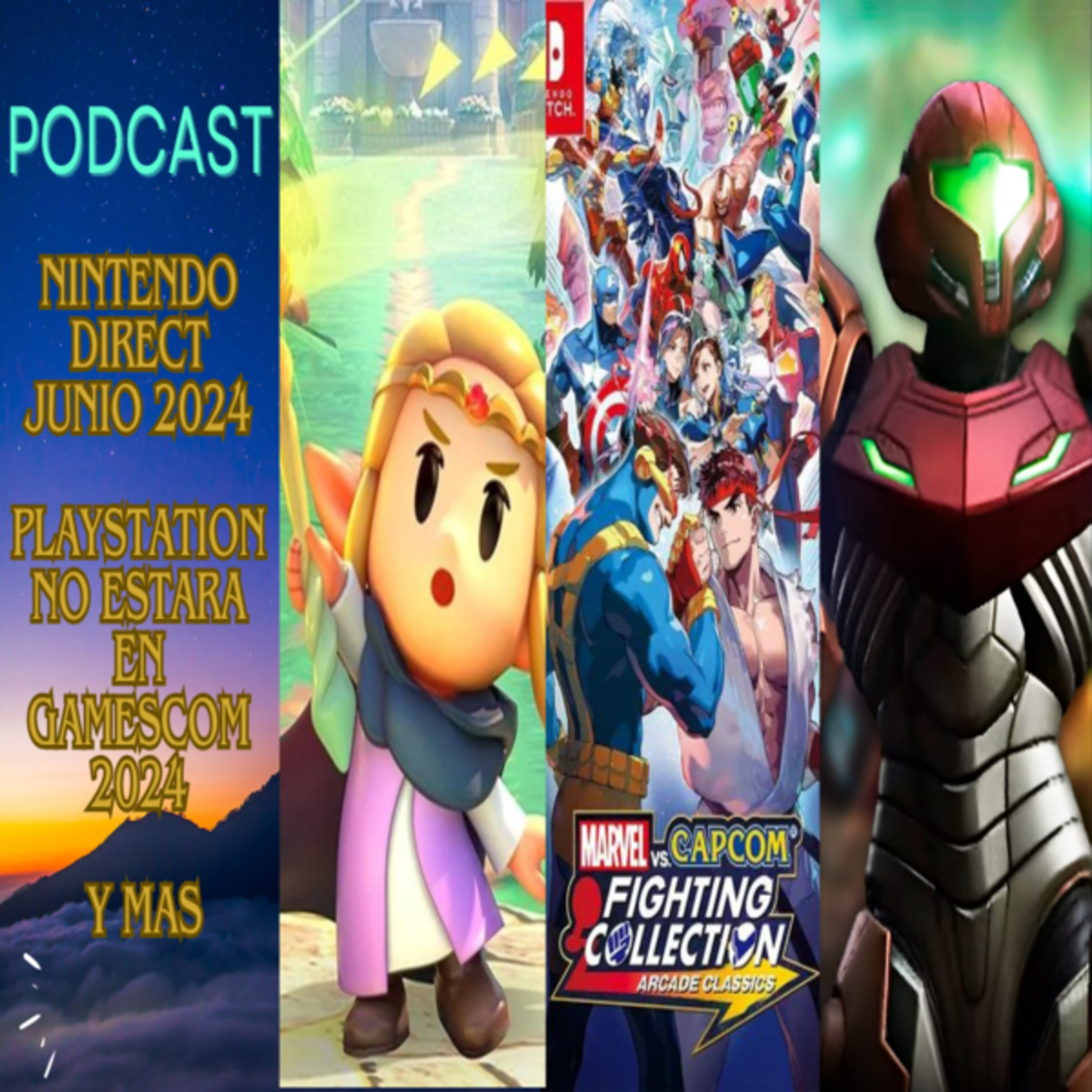 Hablemos del Nintendo Direct con muy buenos juegos antes de que llegue el Switch 2, Playstation no estara en Gamescom 2024 y mas episode artwork