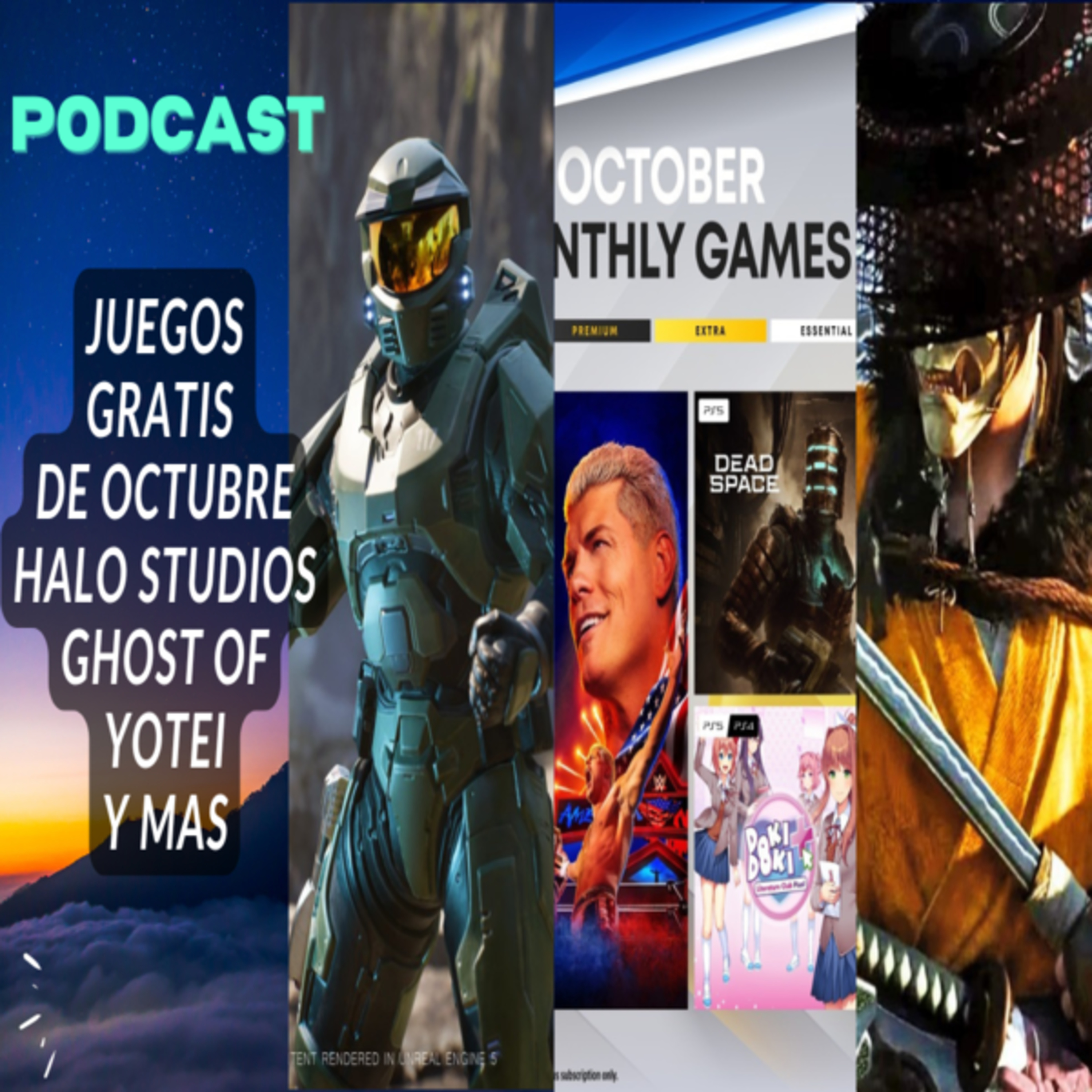 Los juegos GRATIS de OCTUBRE 2024, Adios 343 Industries y bienvenido HALO STUDIOS, GHOST OF YOTEI y más episode artwork
