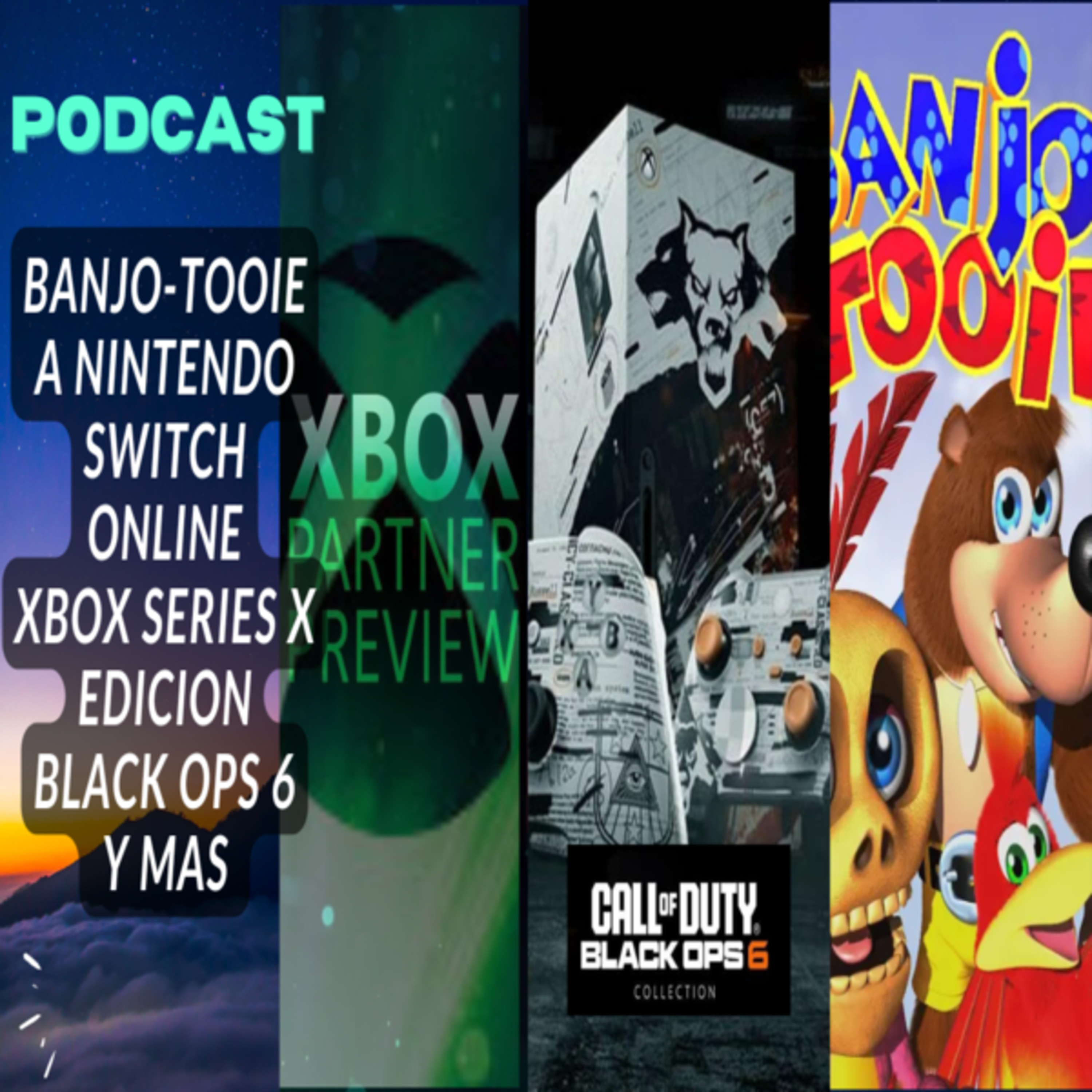 Hablemos del XBOX Partner Showcase, NINTENDO nos sorprende con BANJO-TOOIE, COD Black Ops 6 saldrá esta semana y más episode artwork