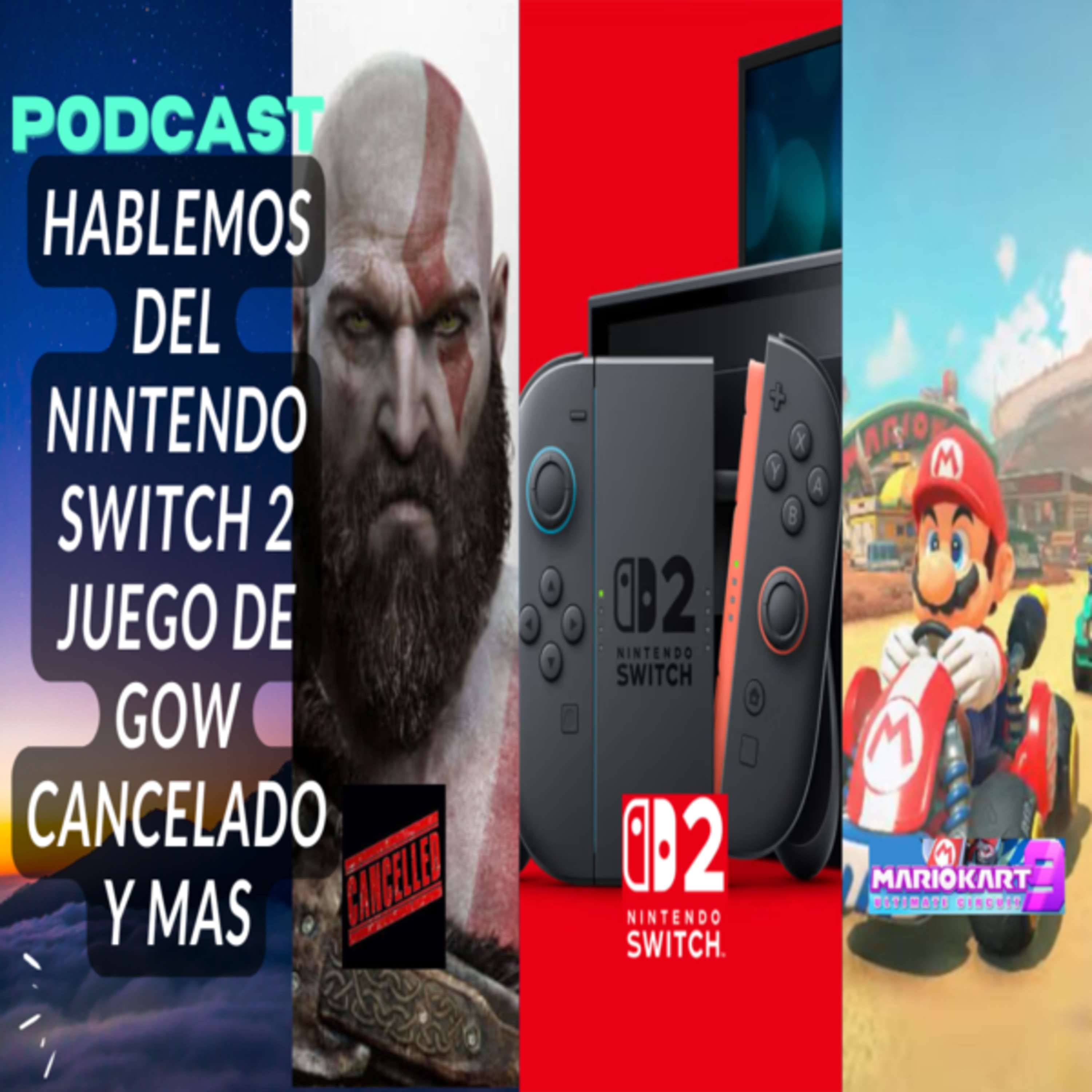 Hablemos del NINTENDO SWITCH 2, Sony cancela juego Live Service de God of War y mas episode artwork