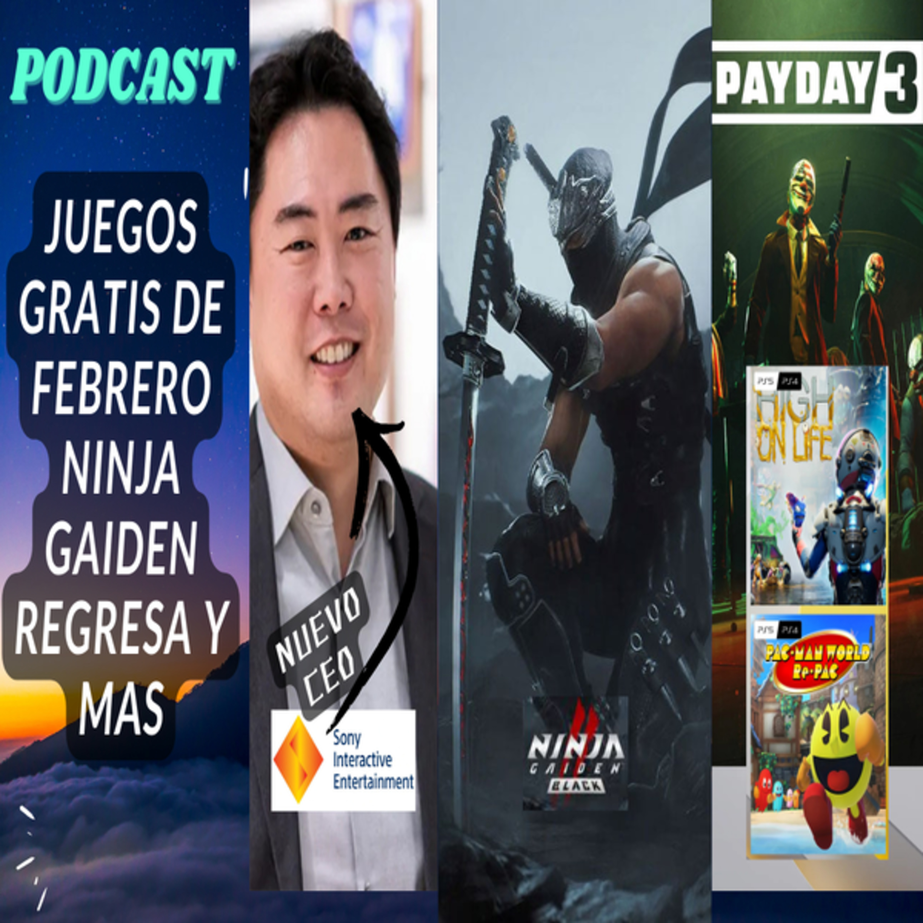 SONY anuncia nuevo JEFE, NINJA GAIDEN REGRESA, Juegos GRATIS de febrero y mas episode artwork