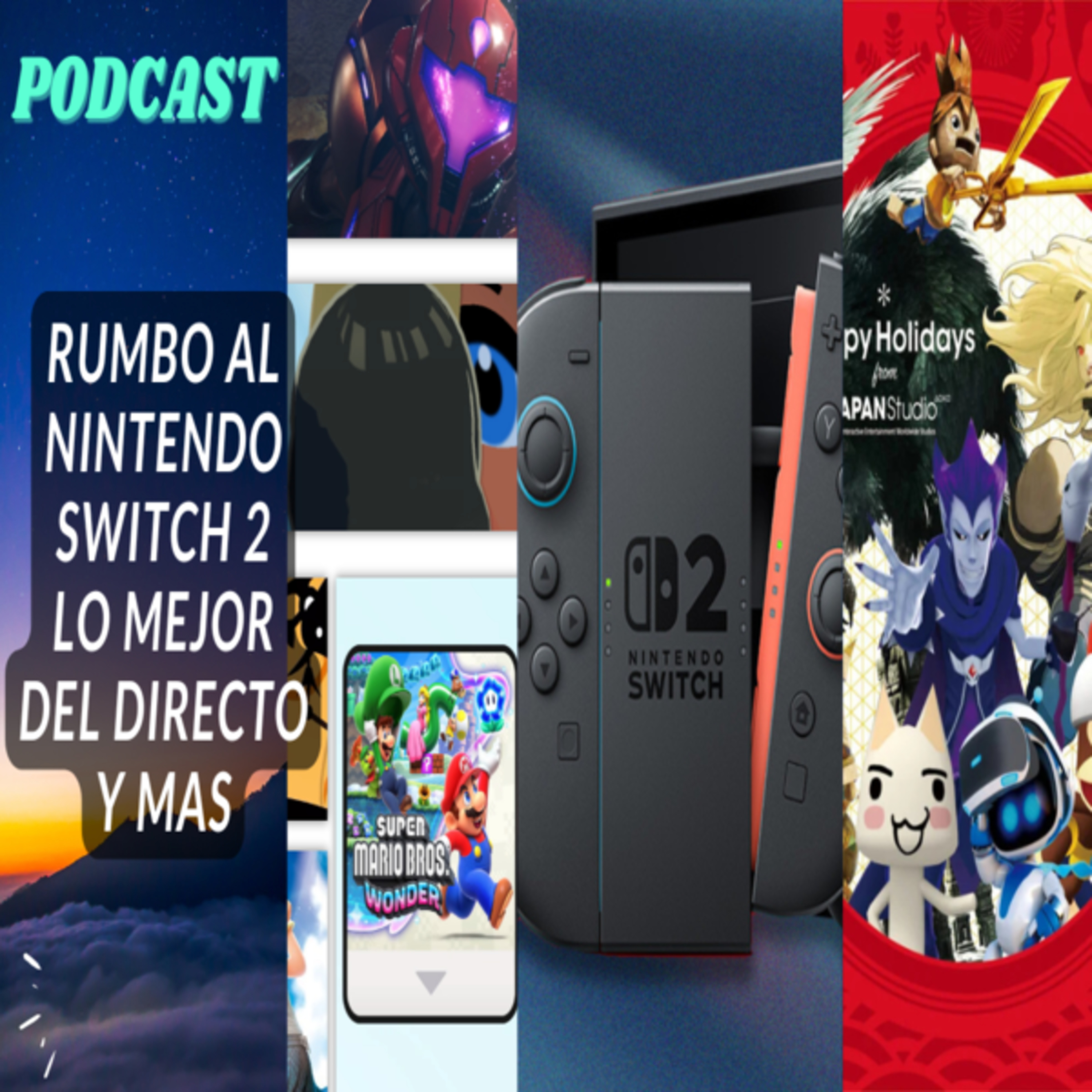 Rumbo al NINTENDO SWITCH 2! Mas informacion antes de la presentacion oficial, Lo mejor del Nintendo Direct, Juegos GRATIS del mes de Abril y mas episode artwork