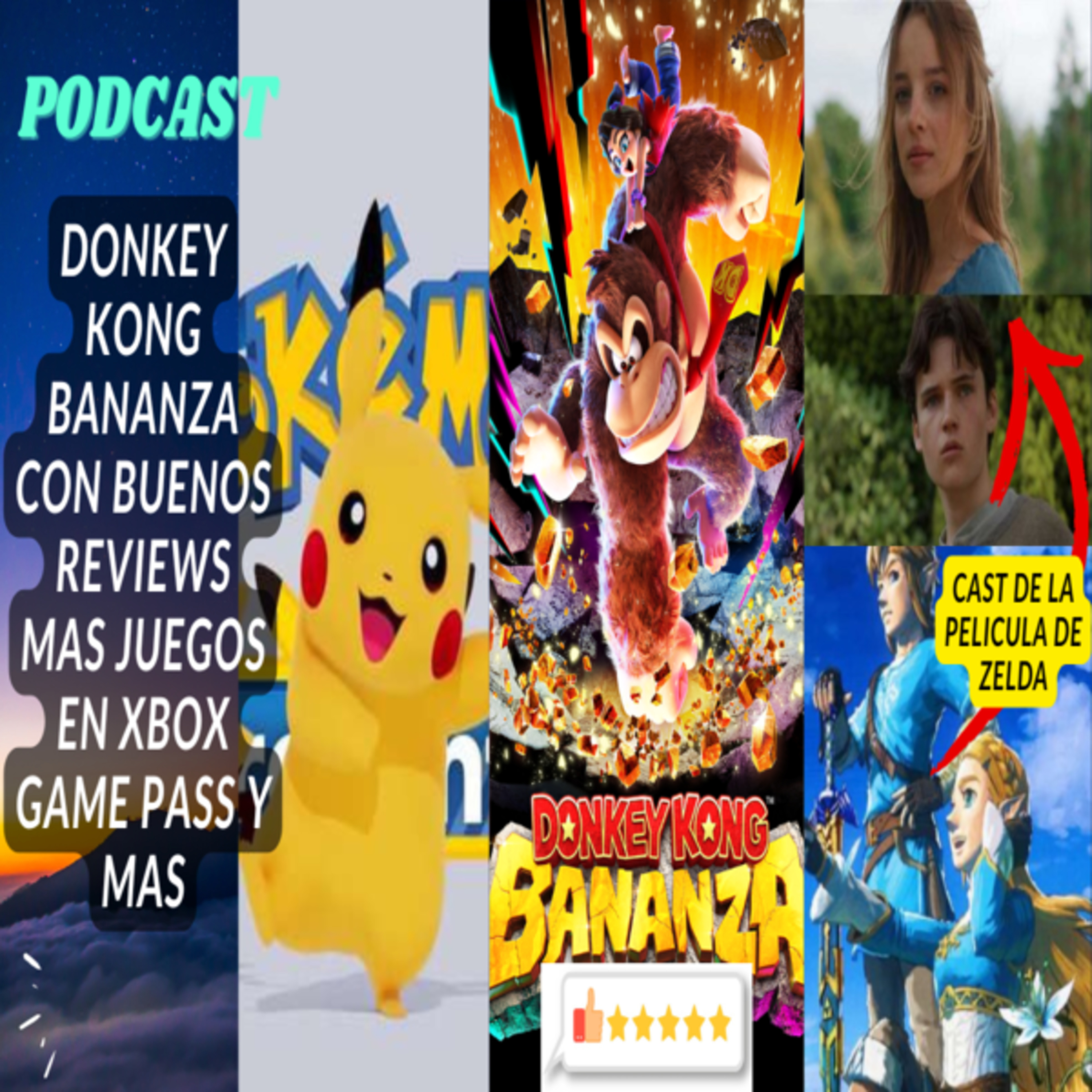 Semana de COMIC-CON 2025, Se viene el POKEMON PRESENTS 2025, DONKEY KONG BANANZA con muy buenos reviews y mas episode artwork