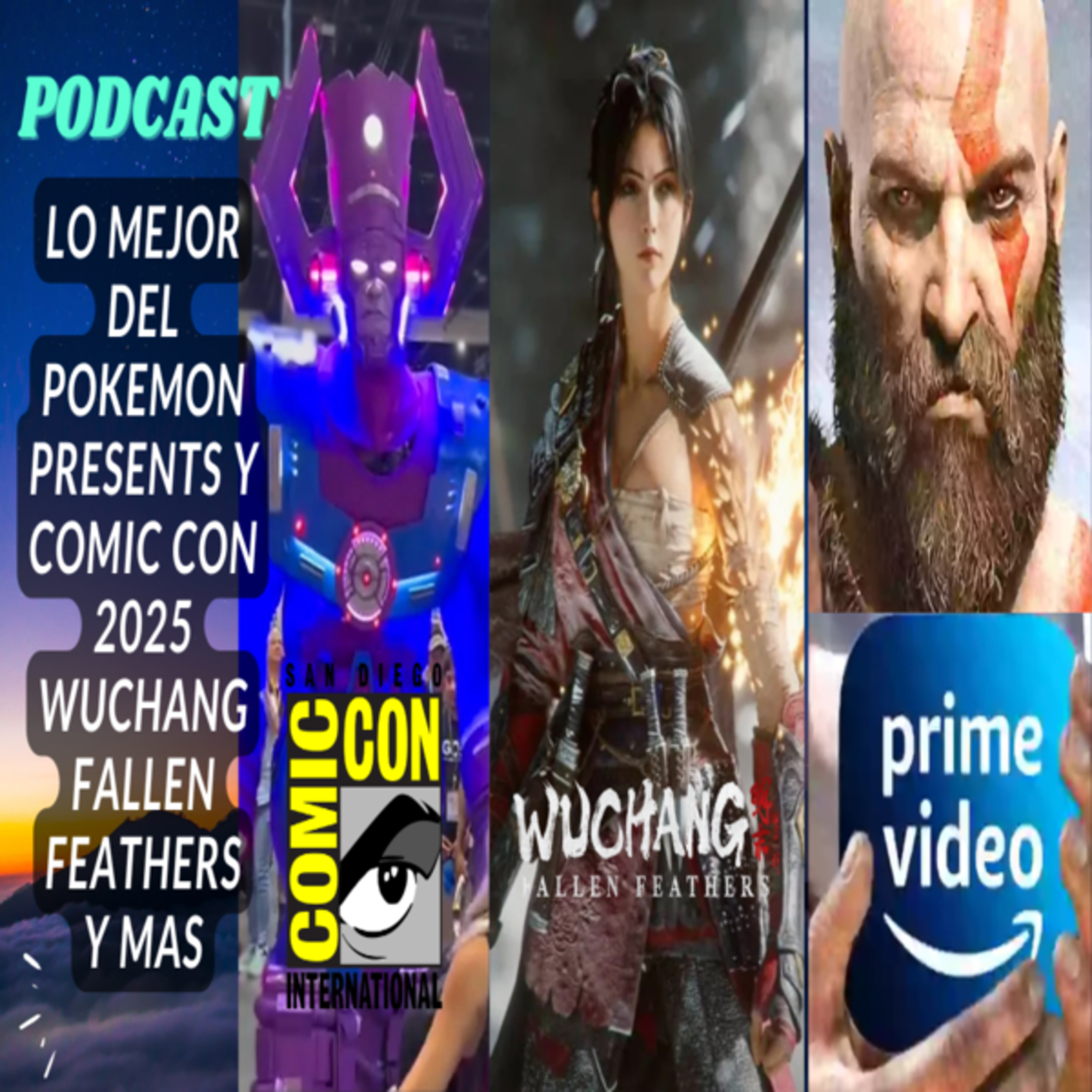 WUCHANG FALLEN FEATHERS con buenos reviews, COMIC CON 2025, Lo mejor del POKEMON PRESENTS 2025 y mas episode artwork