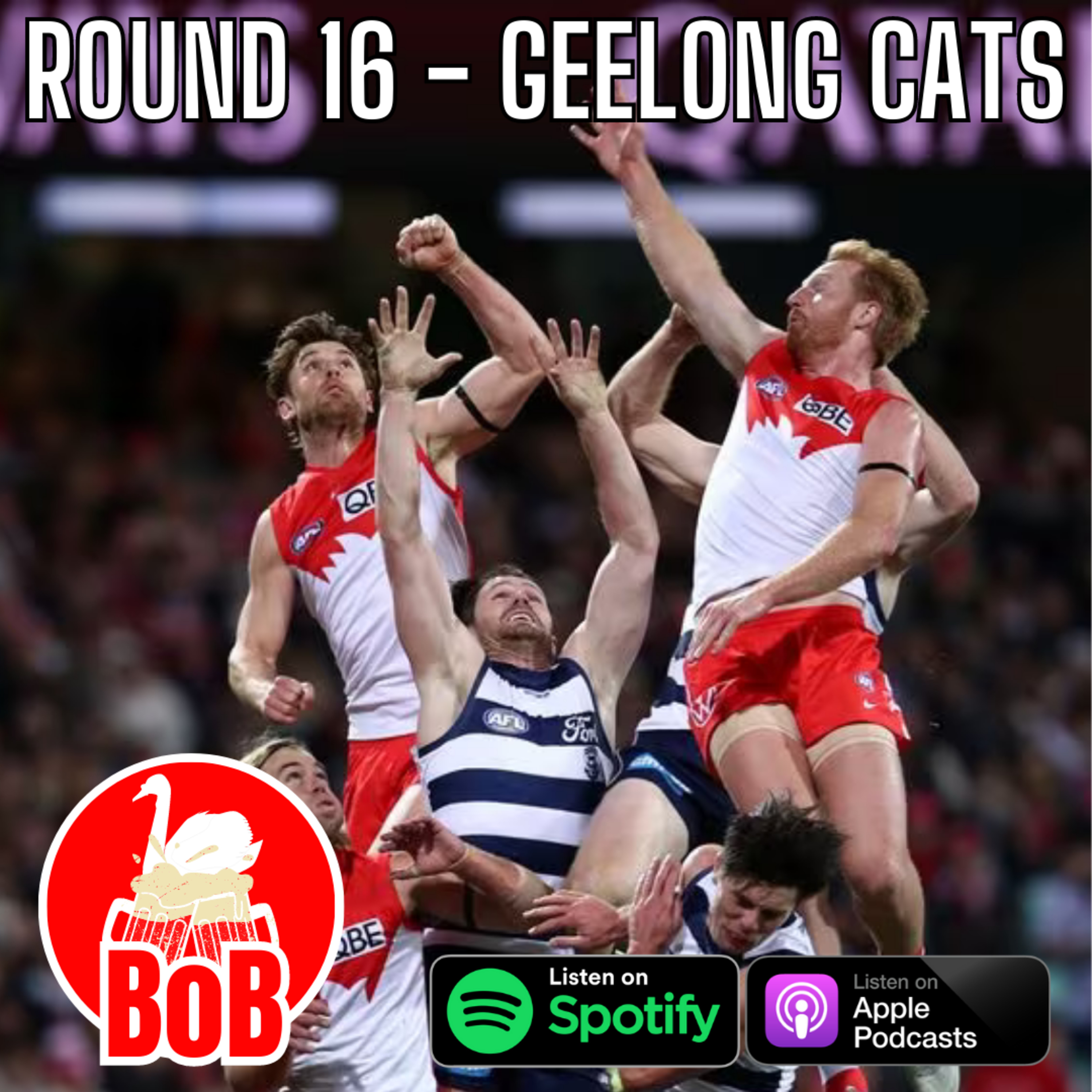 S23: R16 v GEEL | Swans dominate, but cant convert in first-ever draw agasint the Cats episode artwork