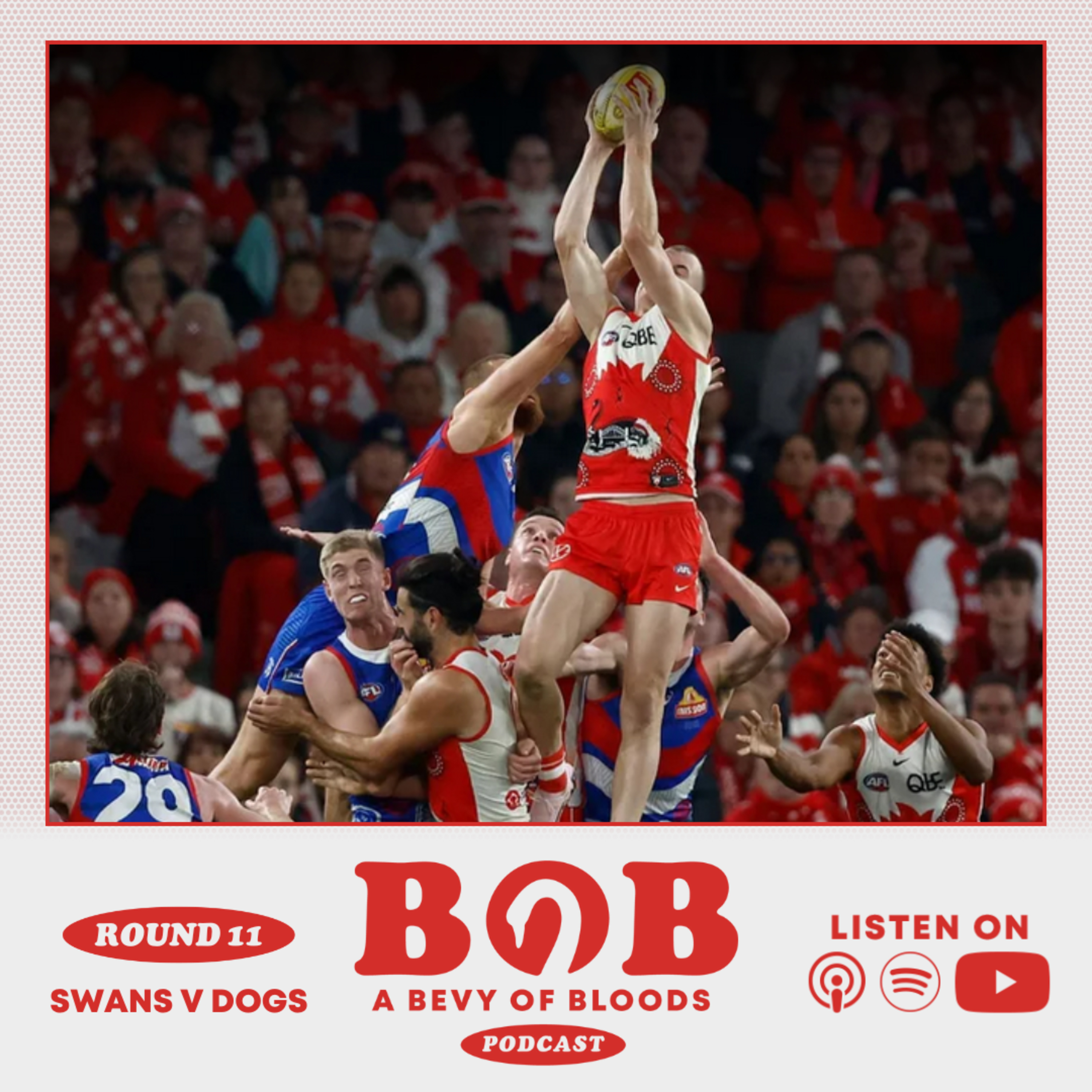 S24 R11 SYD ｖ WBD | Swans by 14 points episode artwork