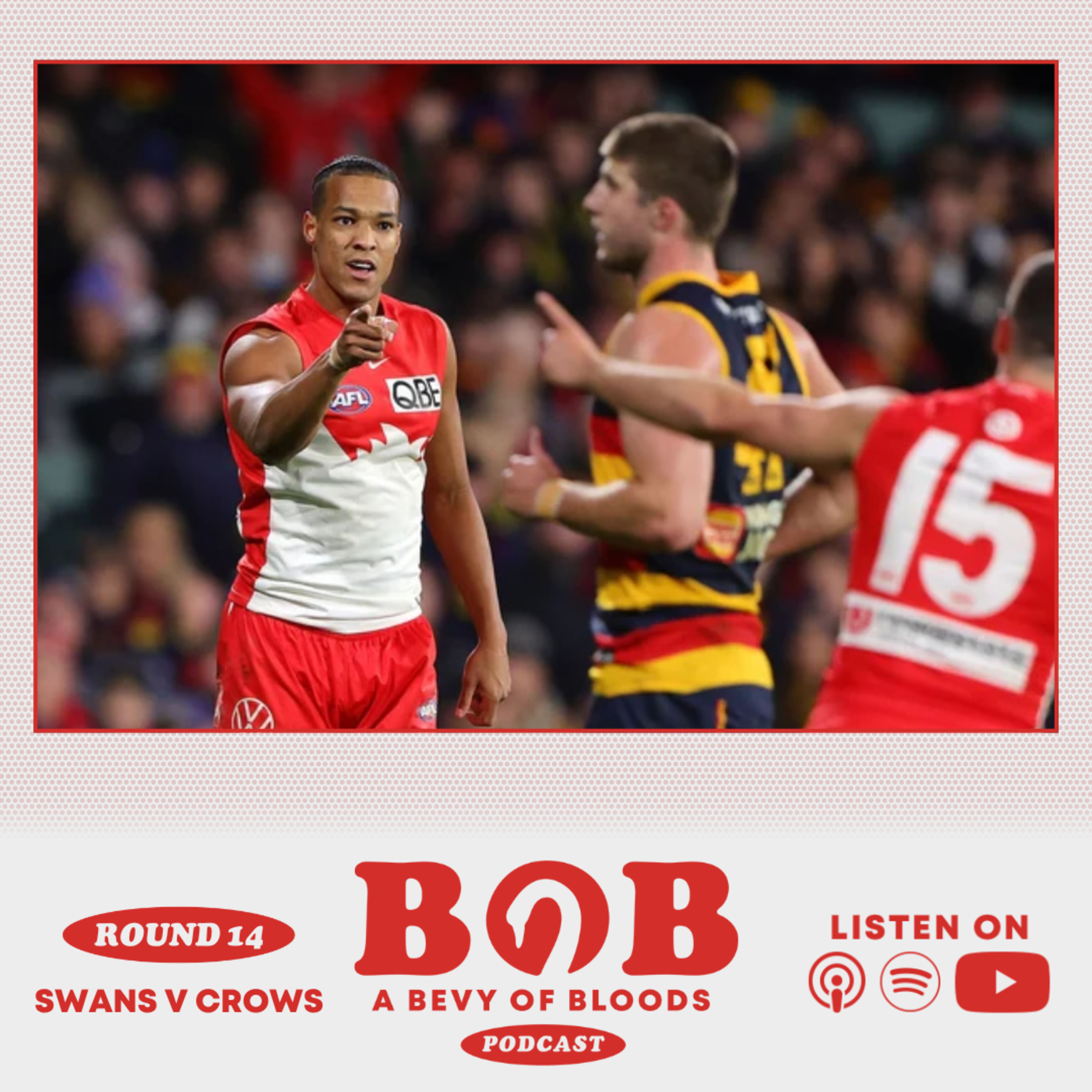 S24 R14 SYD ｖ ADE |  Swans by 42 points episode artwork