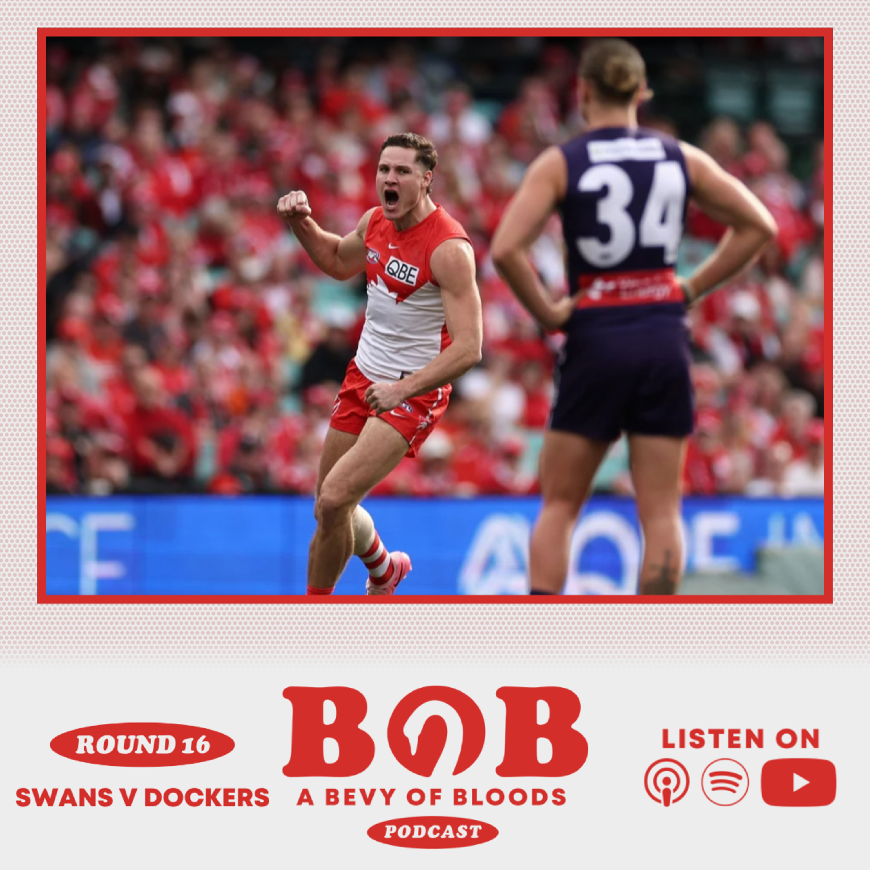 S24 R16 SYD ｖ FRE | Swans lose by 1 points episode artwork