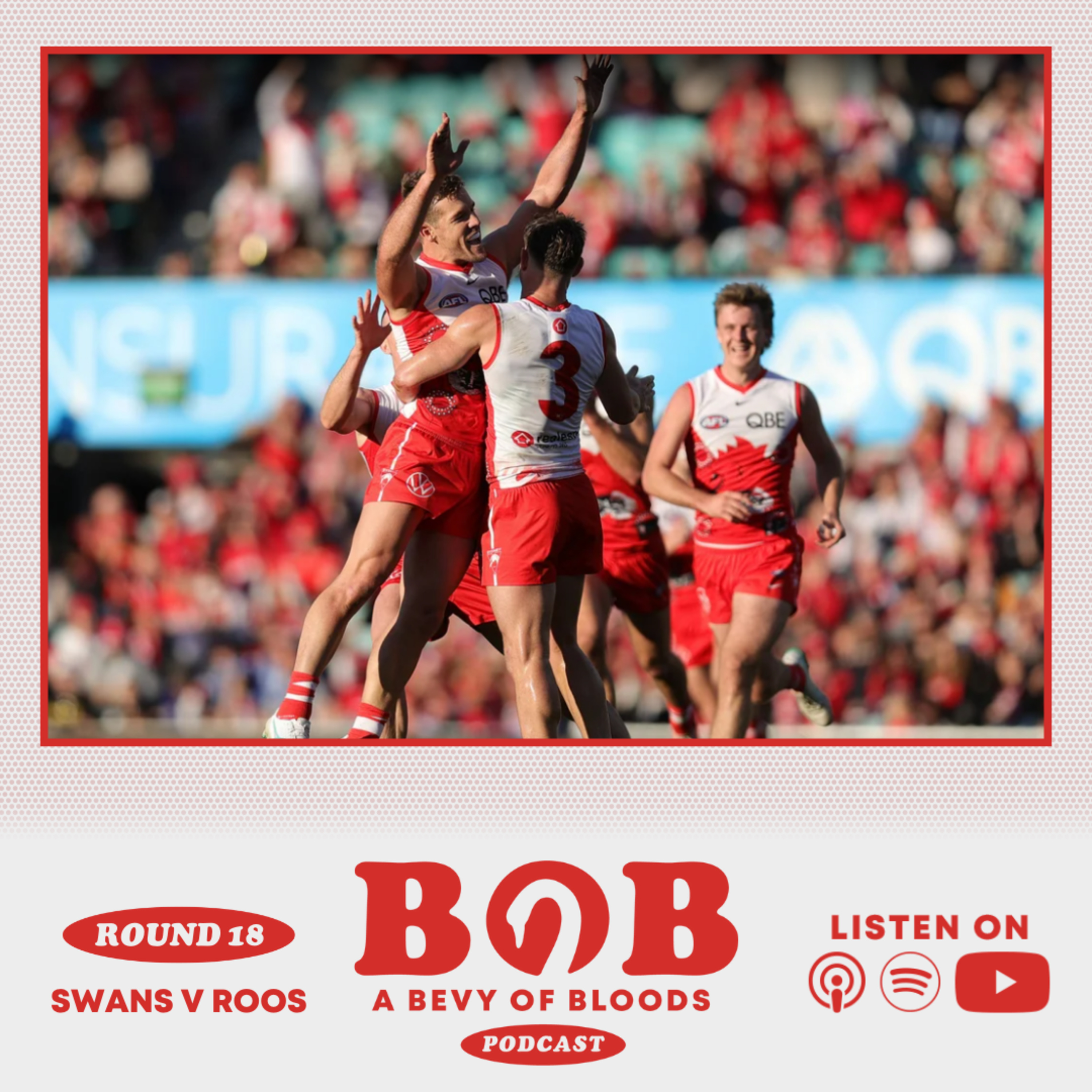S24 R18 SYD v NMK |  Swans smash Roos as Mills & Parker come back in! episode artwork