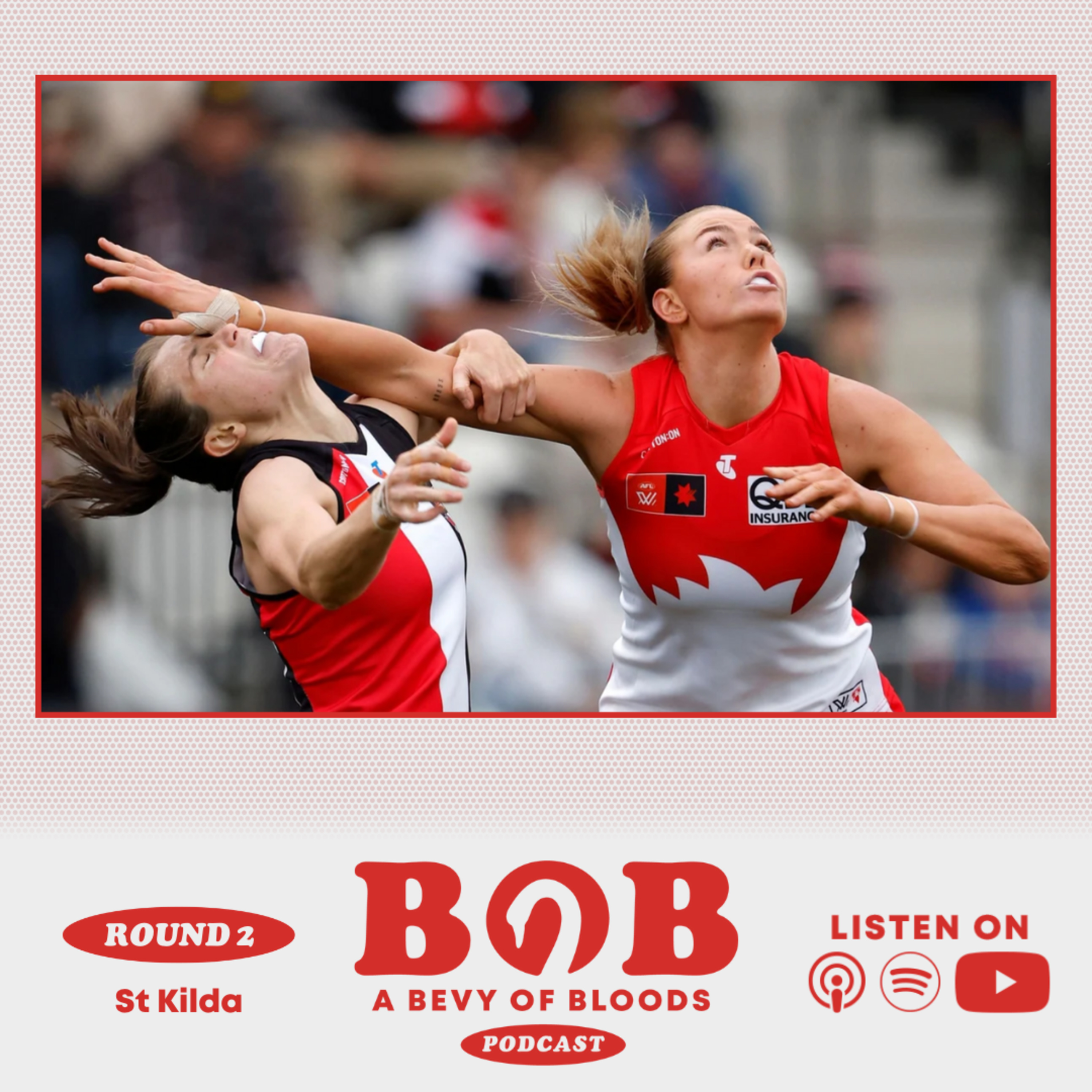 AFLW S24 R2 vs Saints | Windy, messy day as the Swans were not sharp enough againt the Saints. episode artwork