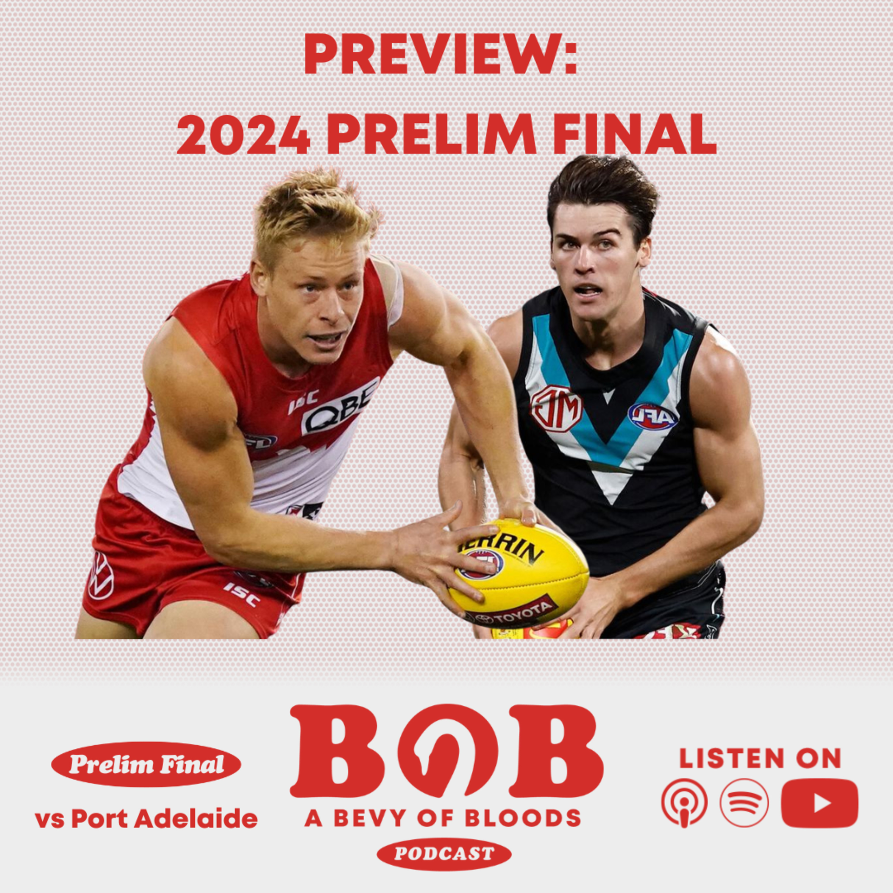 S24 Prelim Final SYD v POR | Swannies gear up for the Prelim, as The Bevy do their best to calm their own nerves! episode artwork