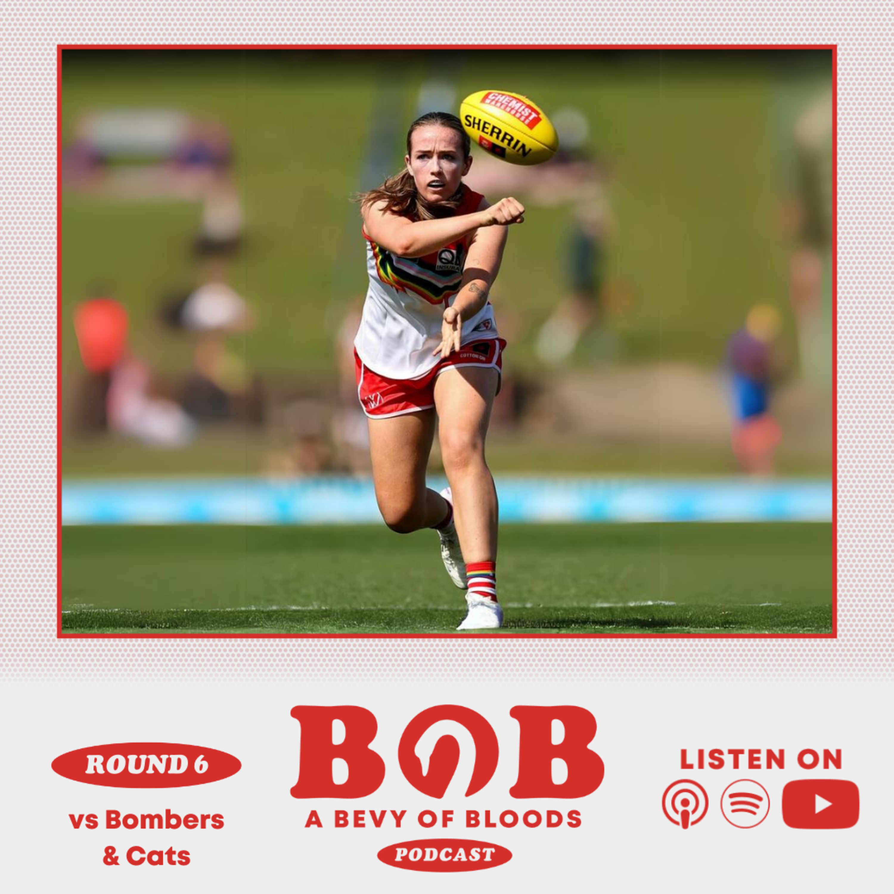 AFLW S24 R6 vs Bombers & Cats | Two close losses to the Bombers and Cats as the girls come home strong. episode artwork