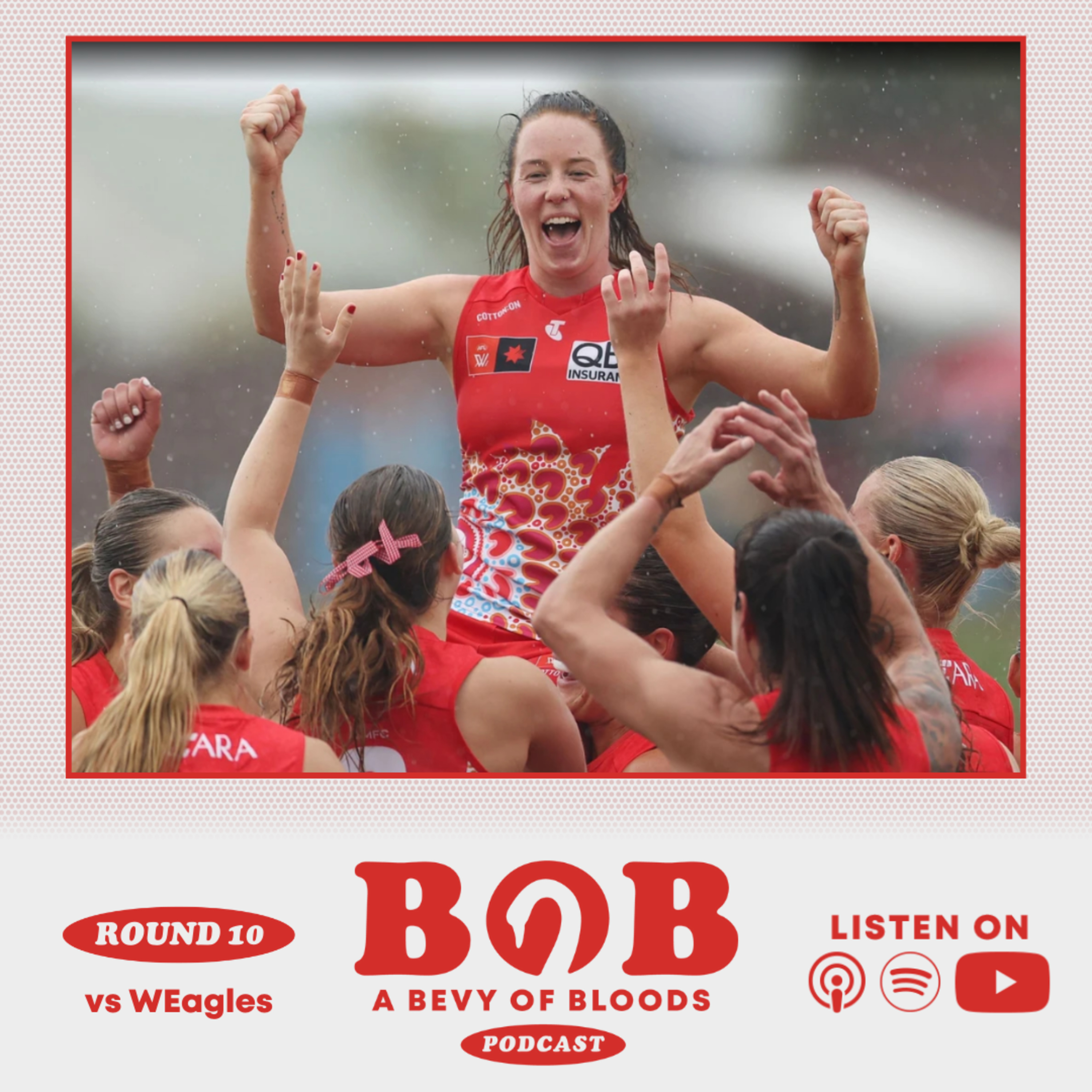 AFLW S24 R10 vs Eagles | Big win in the wet against the Weagles in our last game of the year. episode artwork