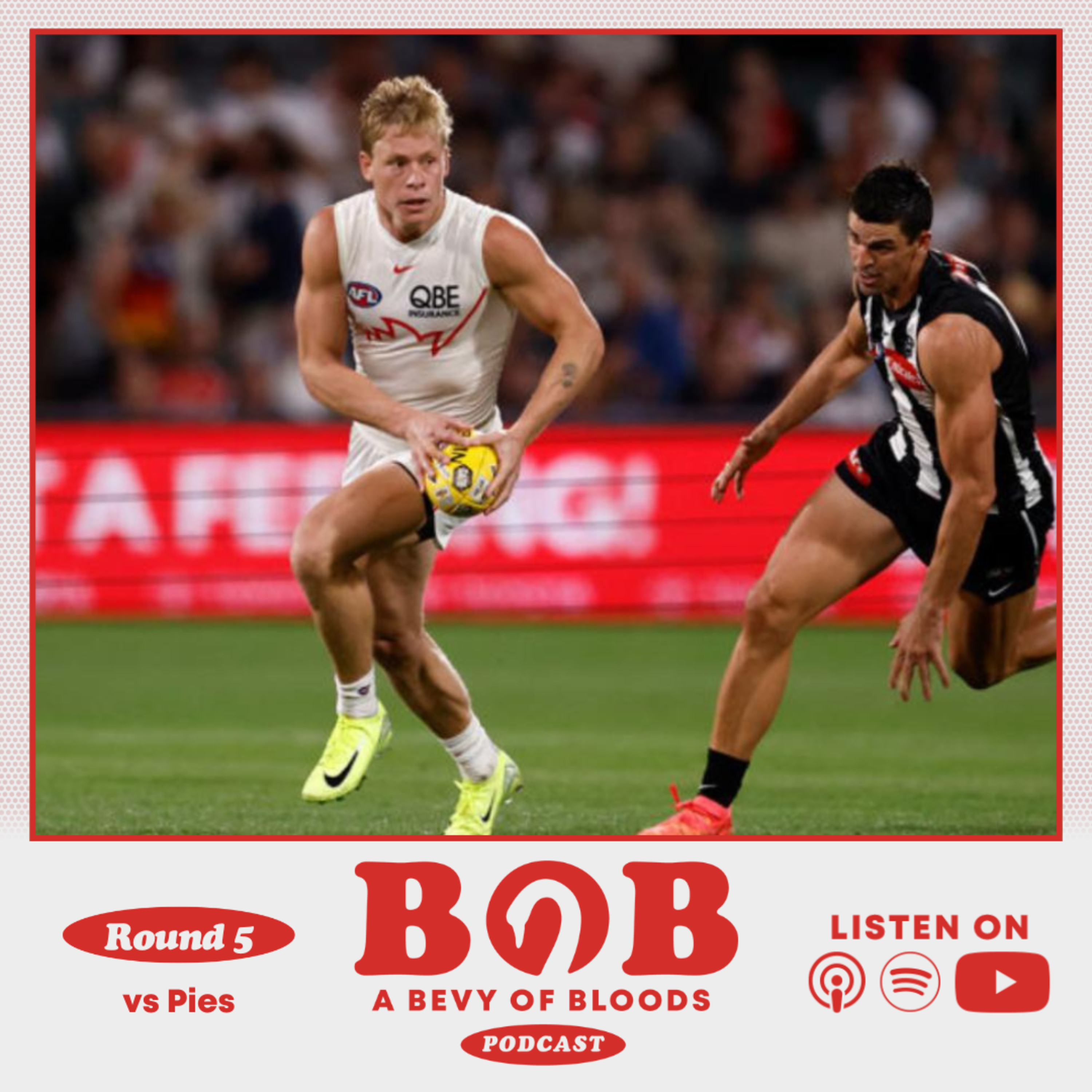 S25 R5: PIES v SYD | Swans lose at Gather Round against the Pies episode artwork