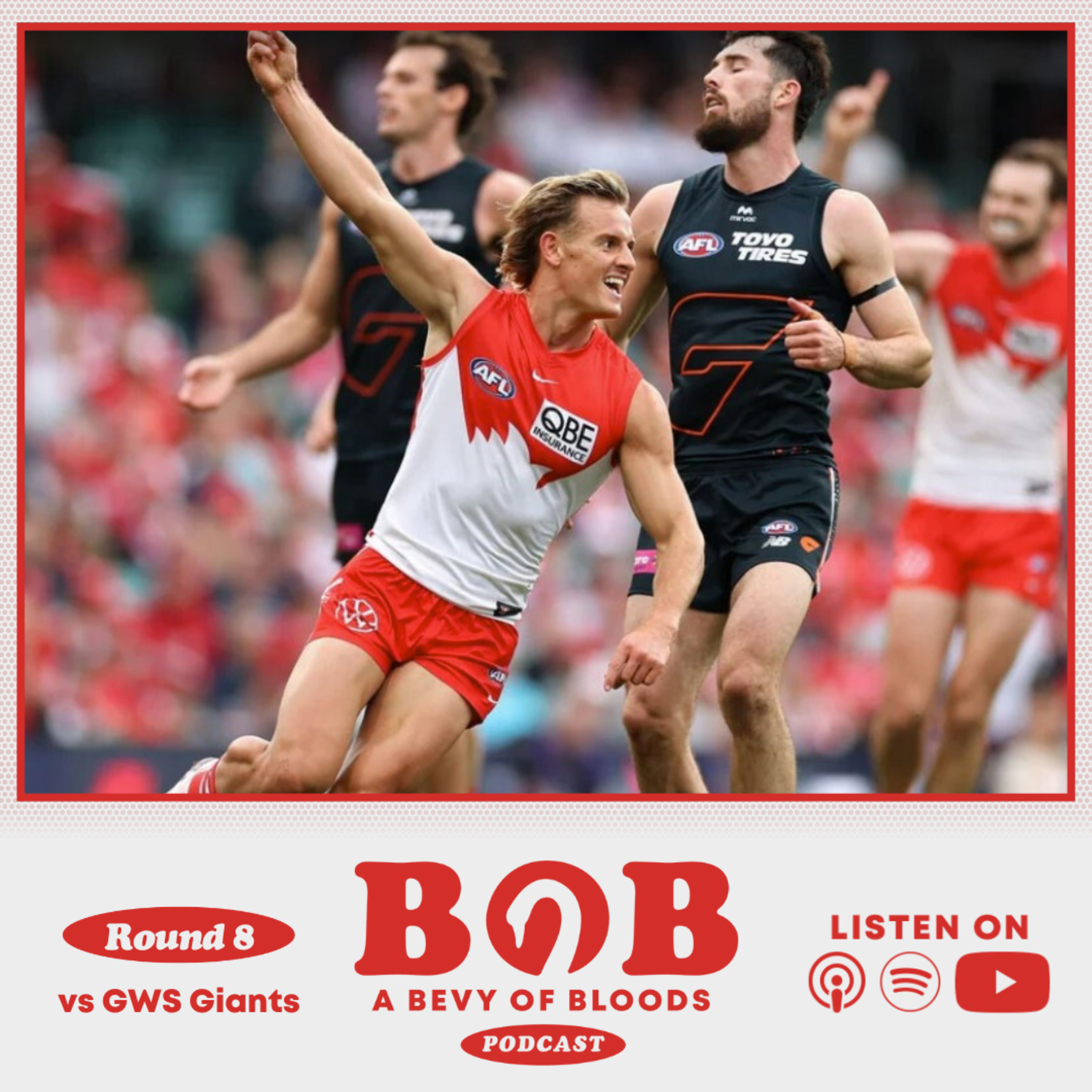 S25 R8: SYD v GWS | Swans back to winning ways! episode artwork