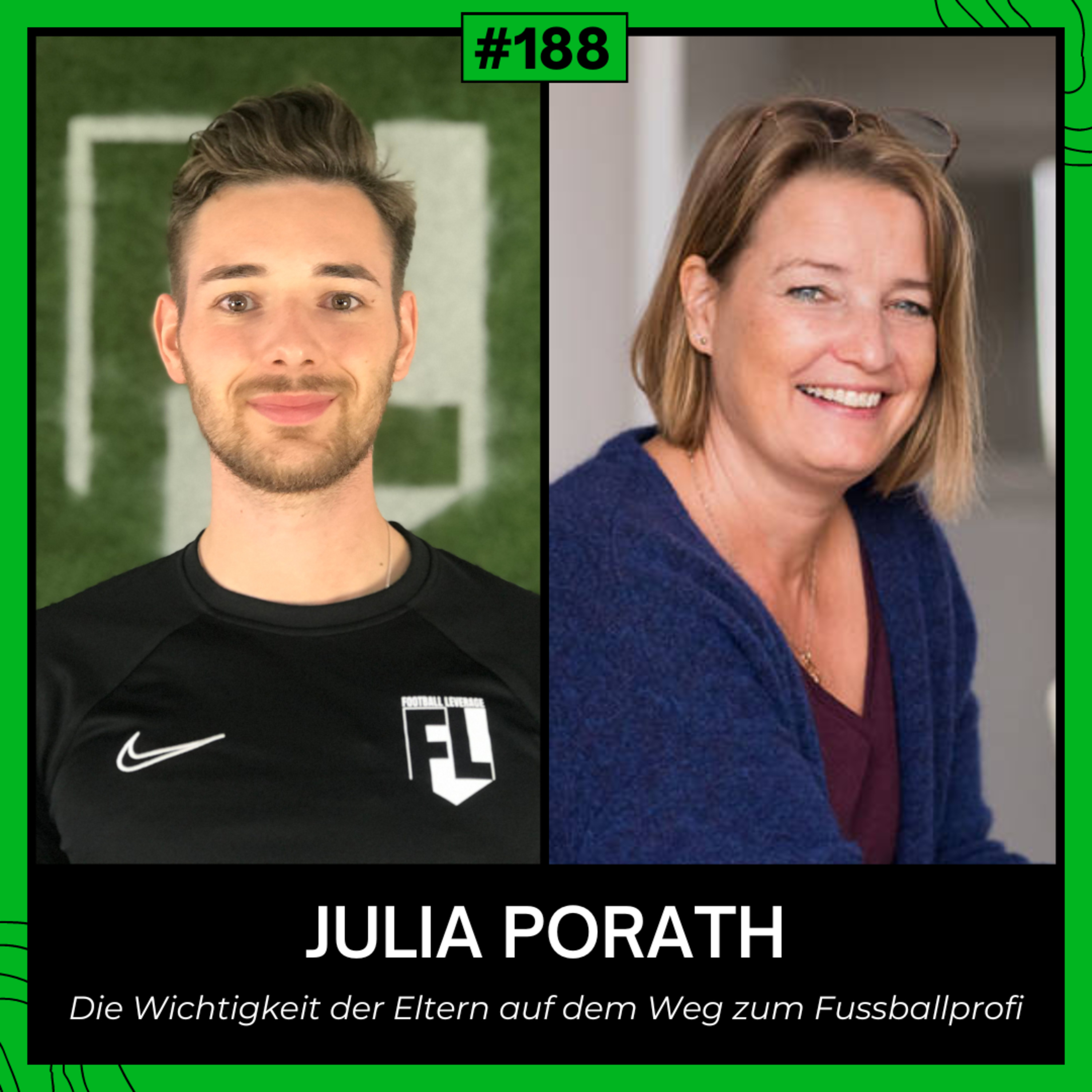 #188 Die Wichtigkeit der Eltern auf dem Weg zum Fussballprofi - mit Julia Porath episode artwork