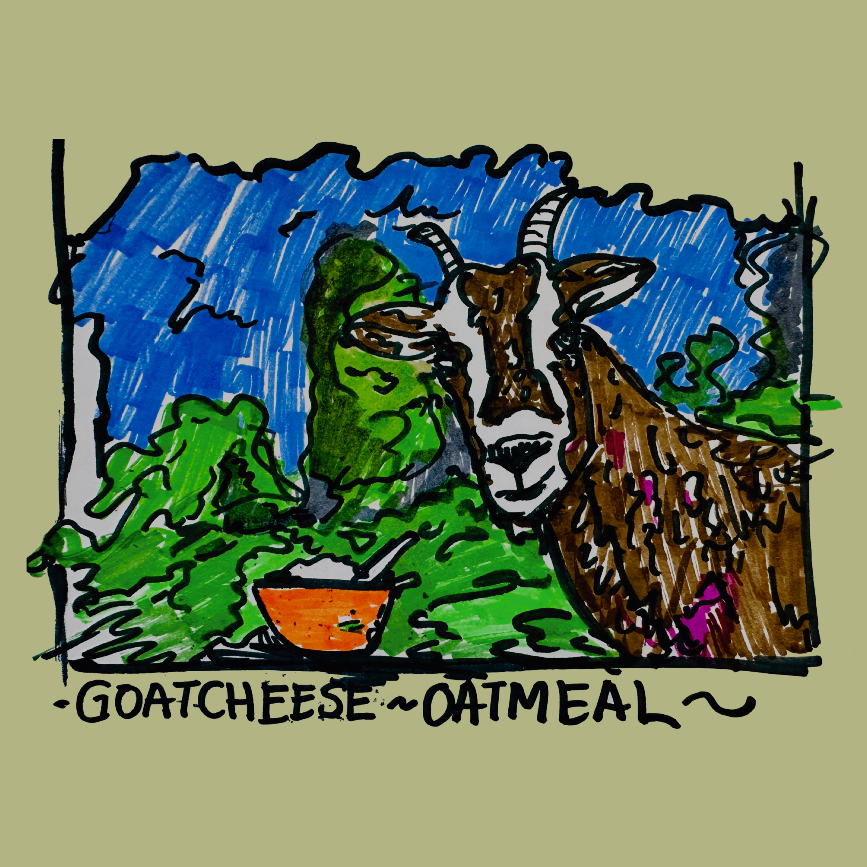 Goat Cheese Oatmeal