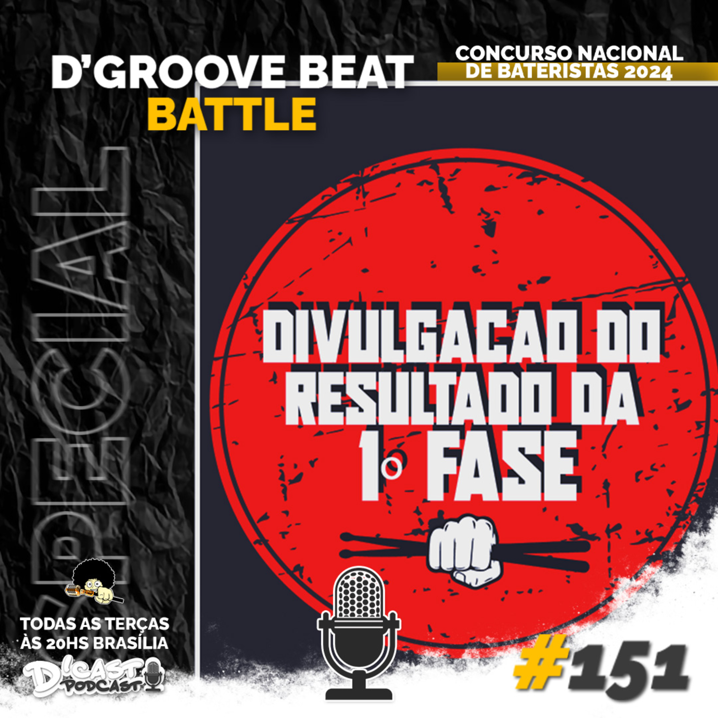 Divulgação Do Resultado da 1ª Fase Do D'Groove Beat Battle • PodCast D'Cast #151 episode artwork