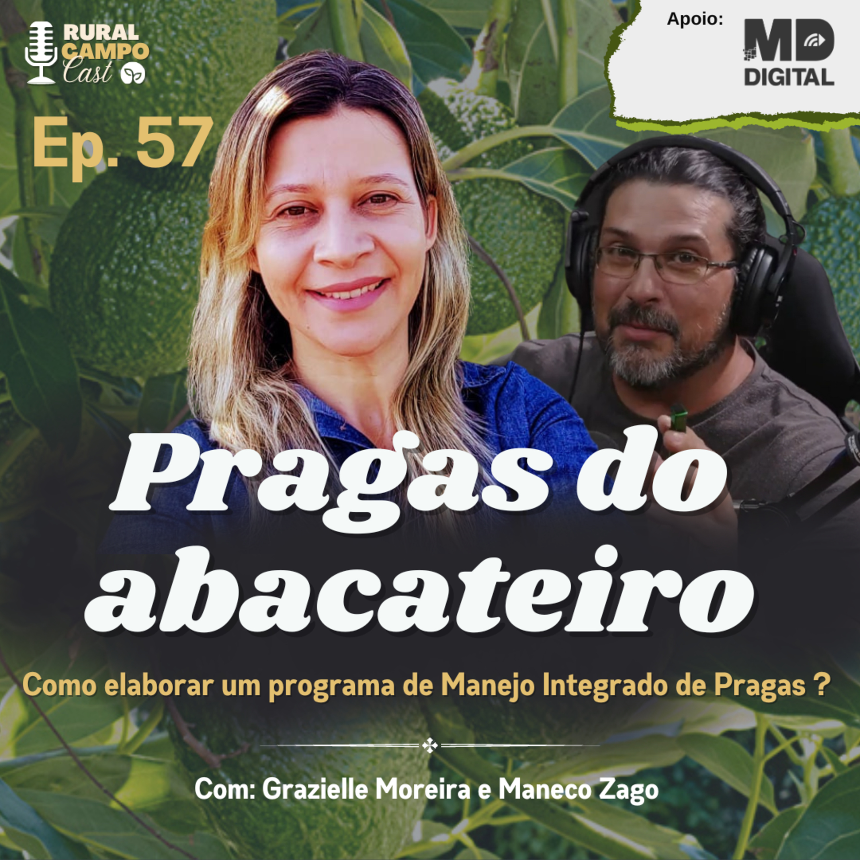 RuralCampoCast 57 / Pragas do abacateiro - Como elaborar um programa de Manejo integrado de pragas episode artwork
