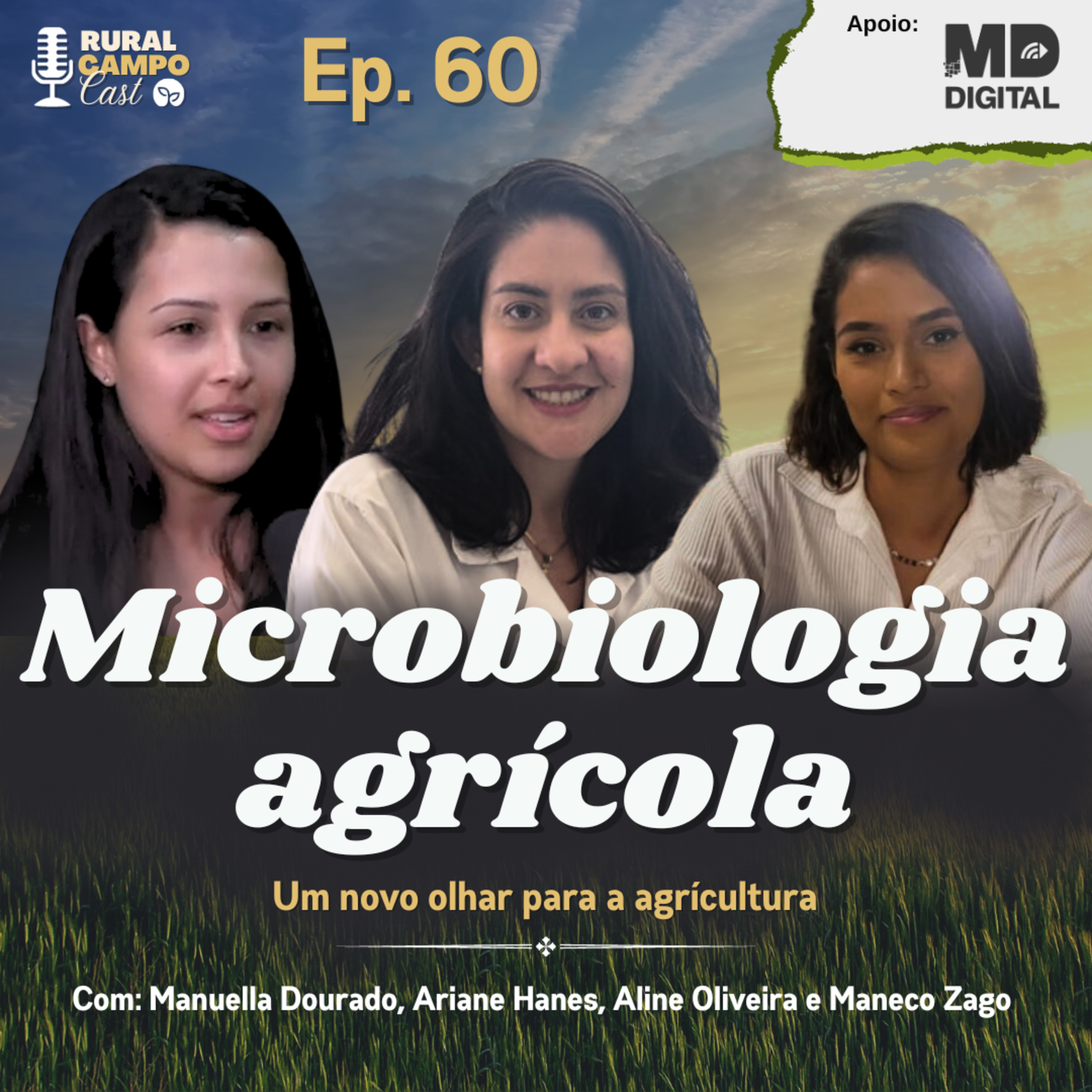 RuralCampoCast 60 - Microbiologia Agrícola - Um novo olhar para a agricultura episode artwork