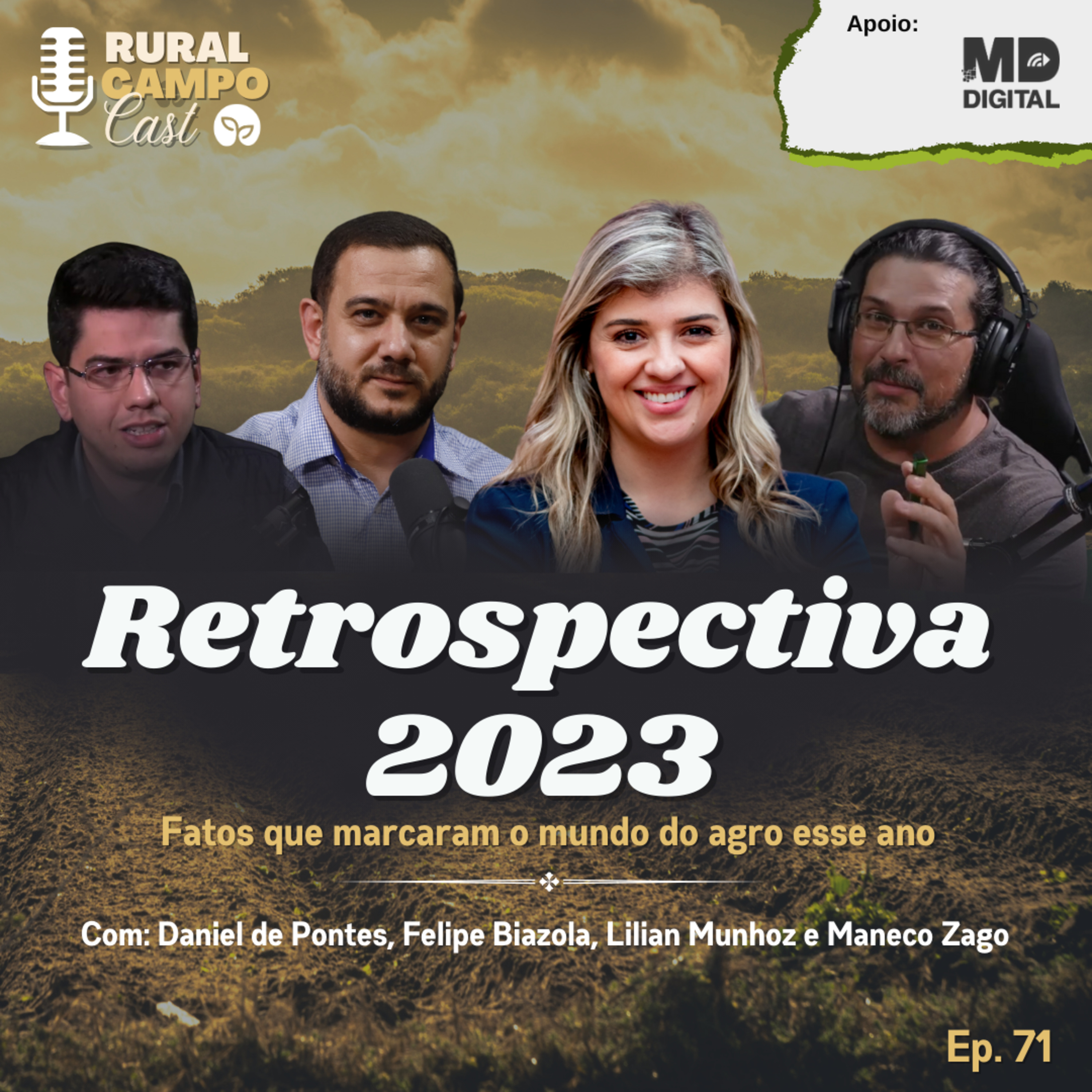 RuralCampoCast 71 / Retrospectiva 2023 - fatos que marcaram o mundo agro esse ano episode artwork