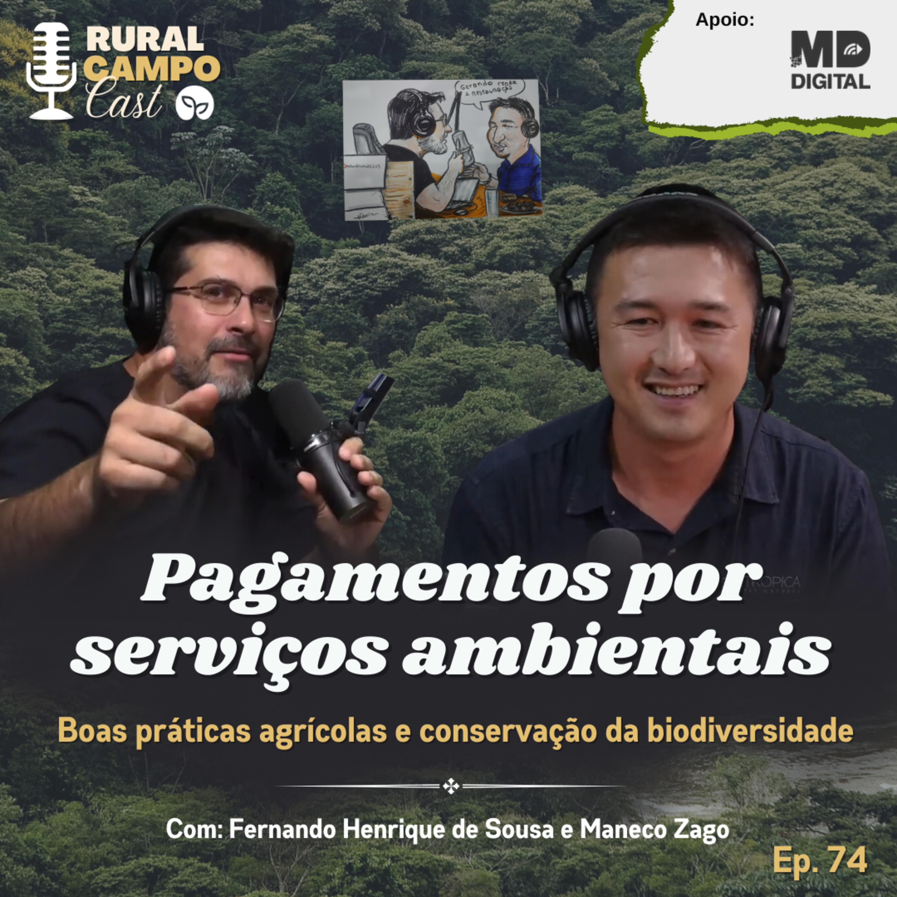 RuralCampoCast 74 / Pagamentos por serviços ambientais - Boas práticas agrícolas e conservação da biodiversidade episode artwork