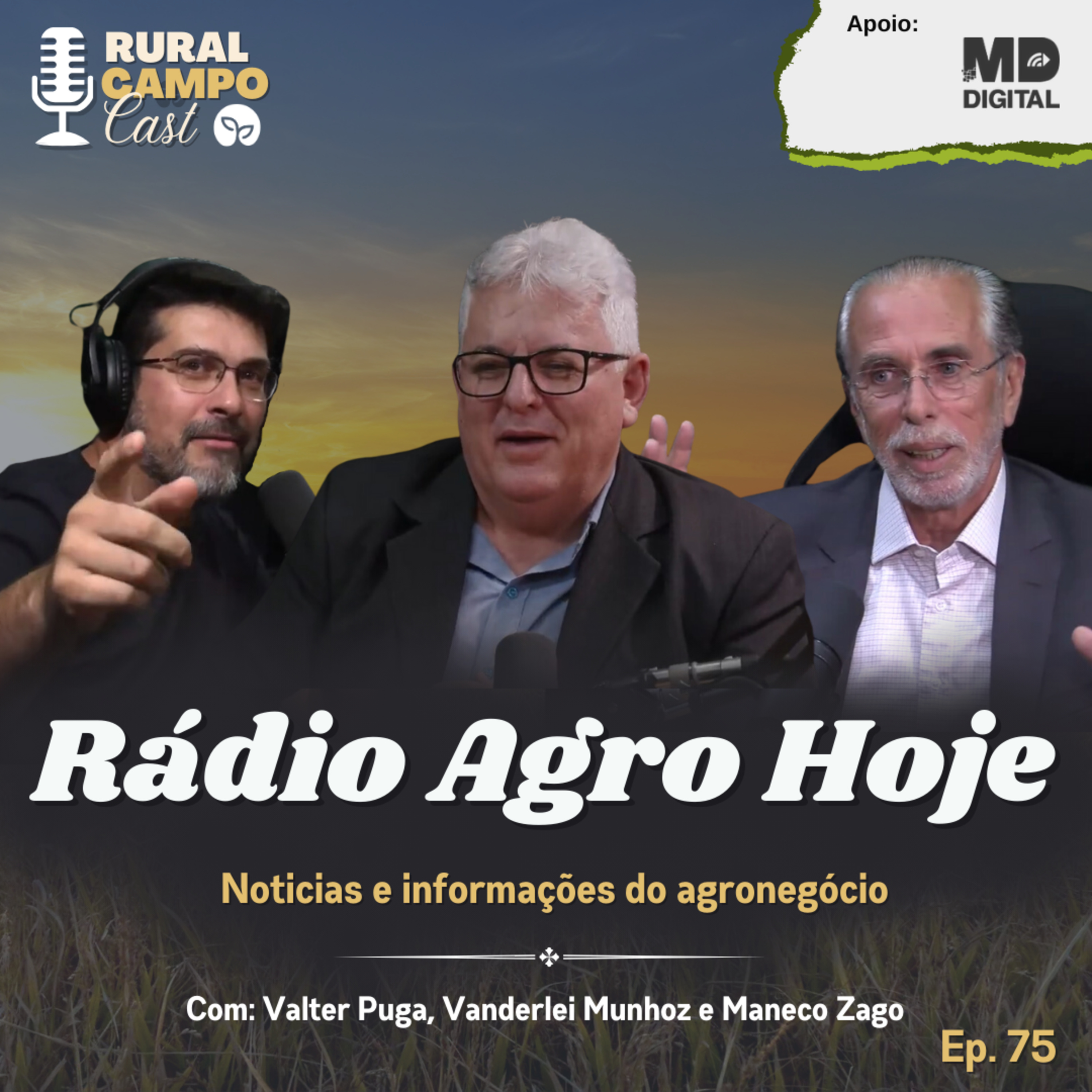 RuralCampoCast 75 / Rádio Agro Hoje - Noticias e informações do agronegócio episode artwork