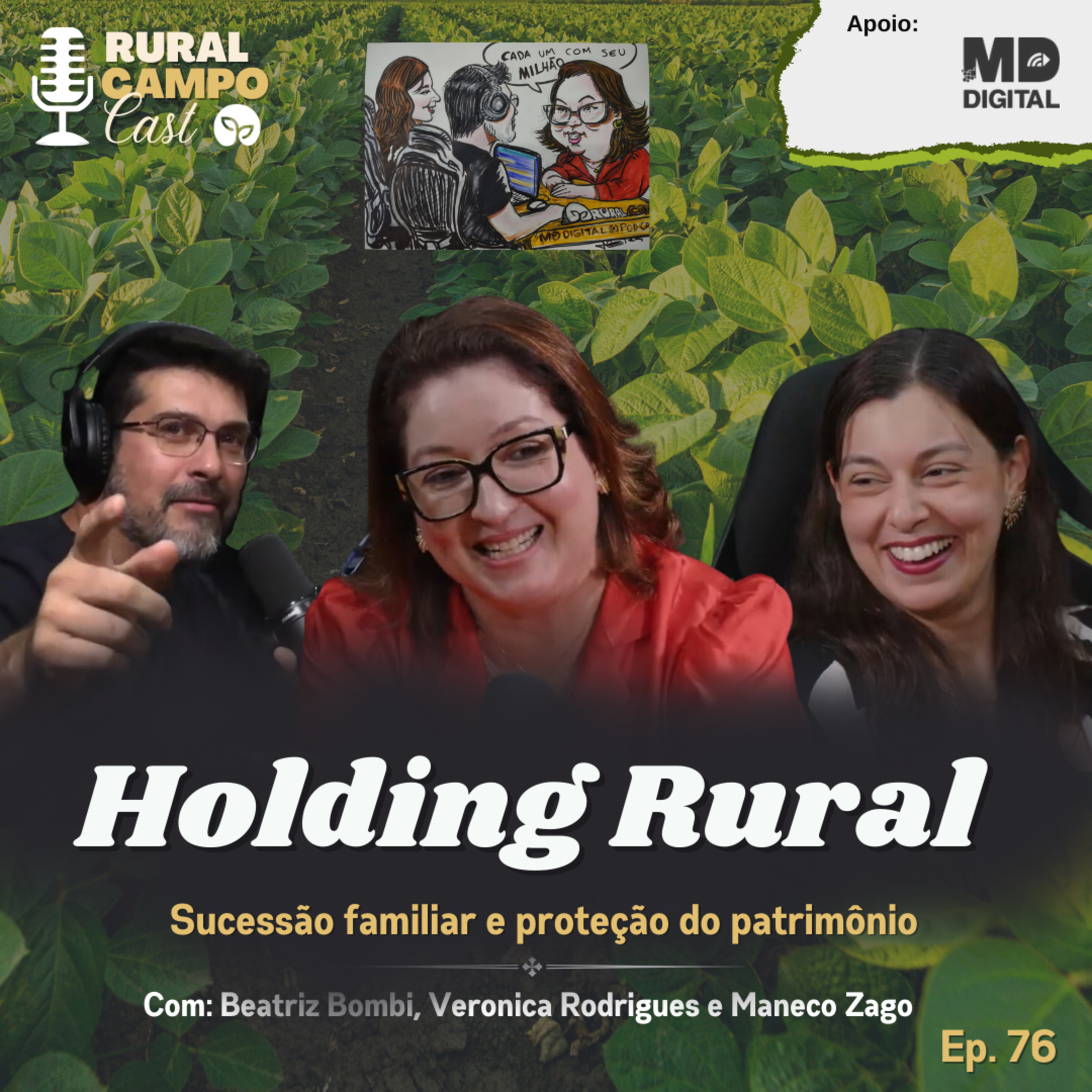 RuralCampoCast 76 / Holding Rural - Sucessão familiar e proteção do patrimônio episode artwork