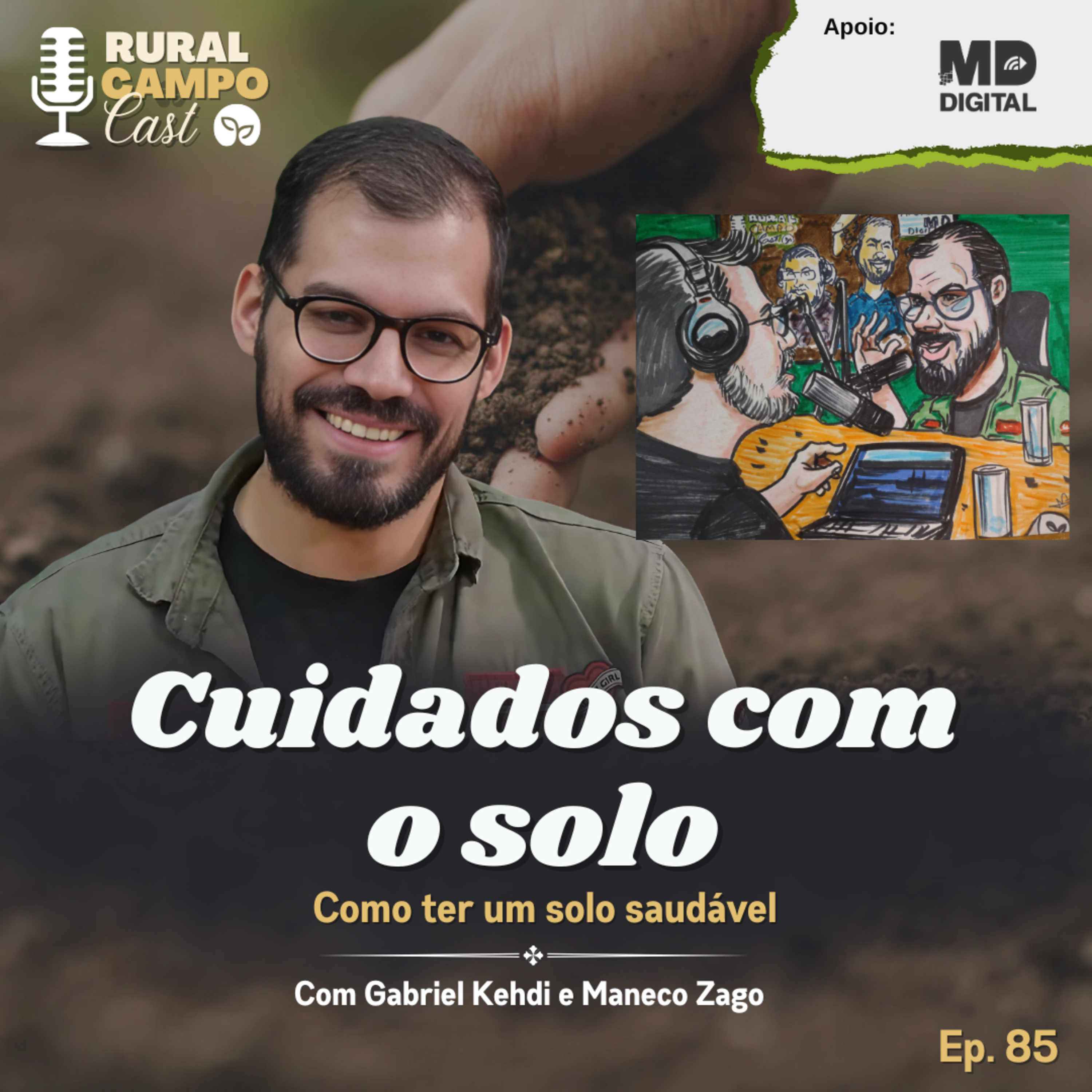 RuralCampoCast 85/ Cuidados com o solo - Como ter um solo saudável episode artwork