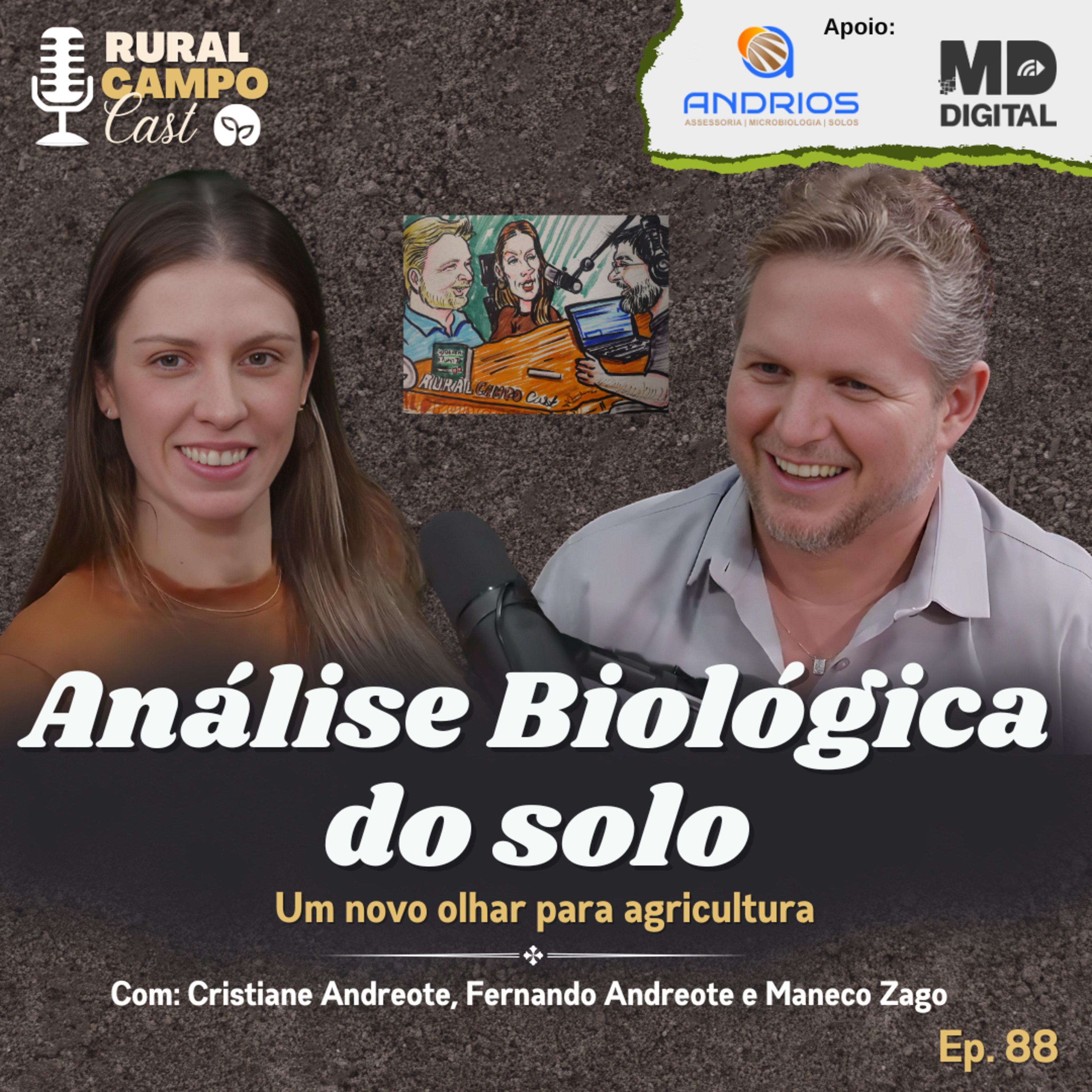 RuralCampoCast 88 / Análise biológica de solo - Um novo olhar para agricultura episode artwork