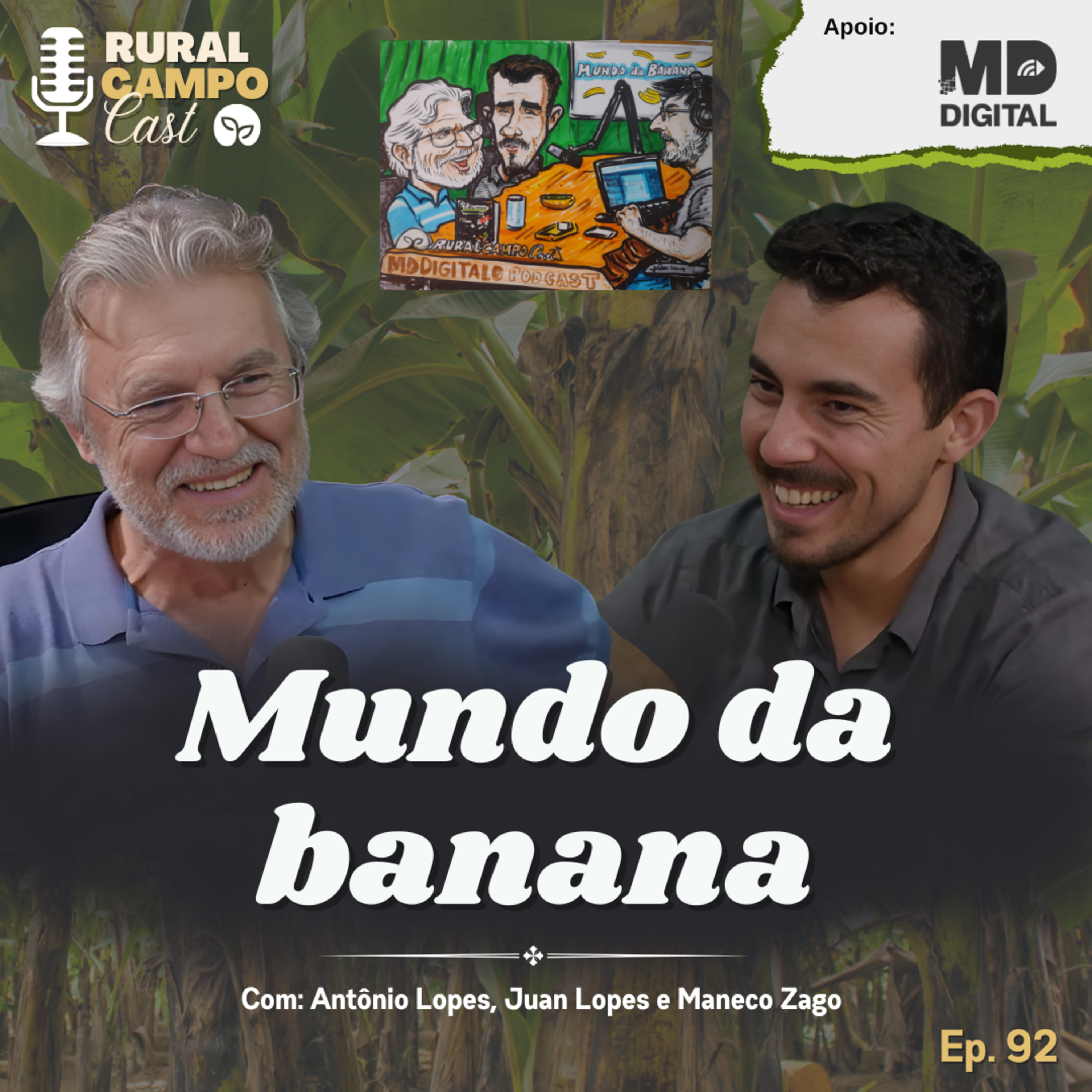 RuralCampoCast 92 / Mundo da banana - Manejo biológico e On Farm episode artwork