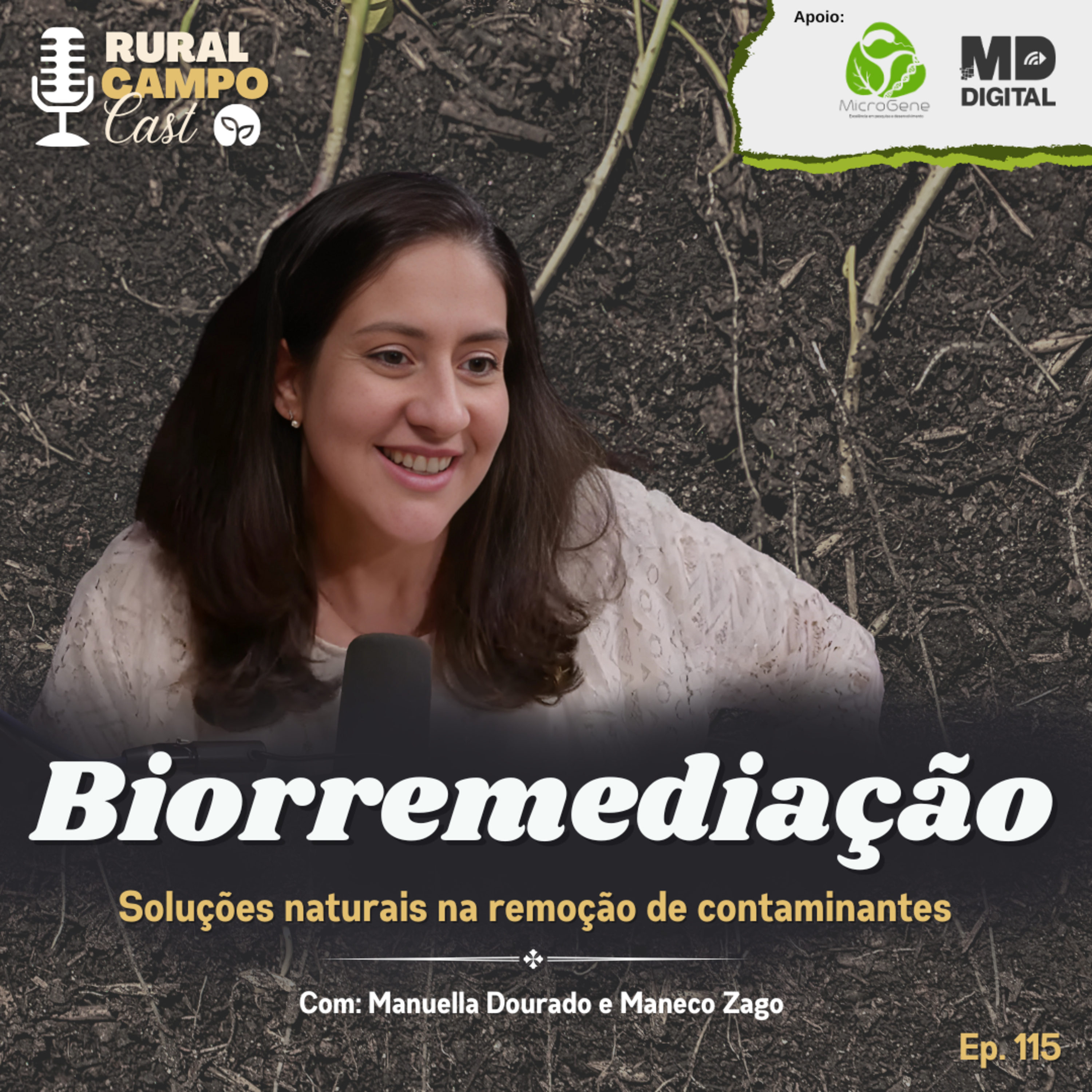 RuralCampoCast 115 / Biorremediação - Soluções naturais para remoção de contaminantes episode artwork