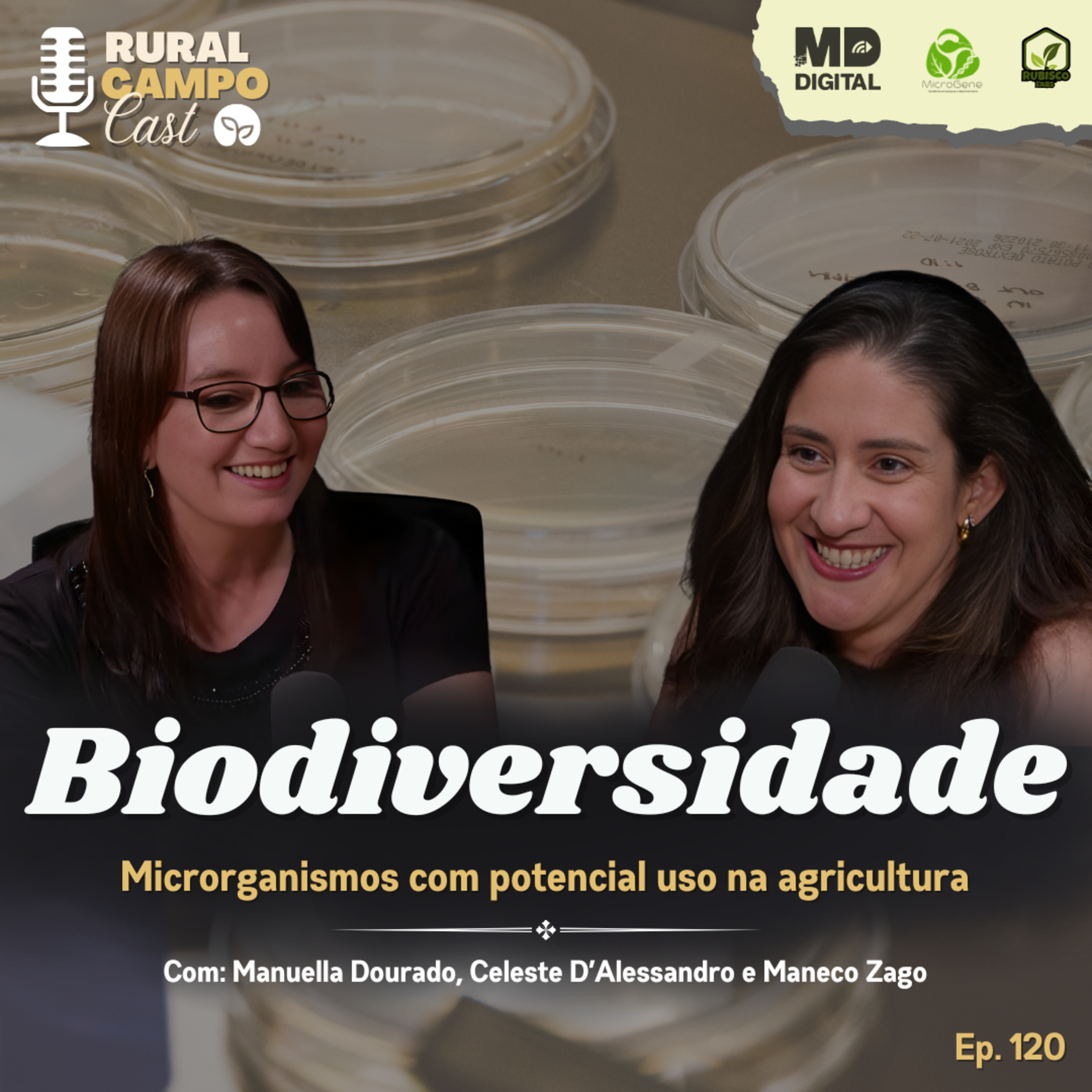 RuralCampoCast 120 / Biodiversidade - Microrganismos com potencial uso na agricultura episode artwork